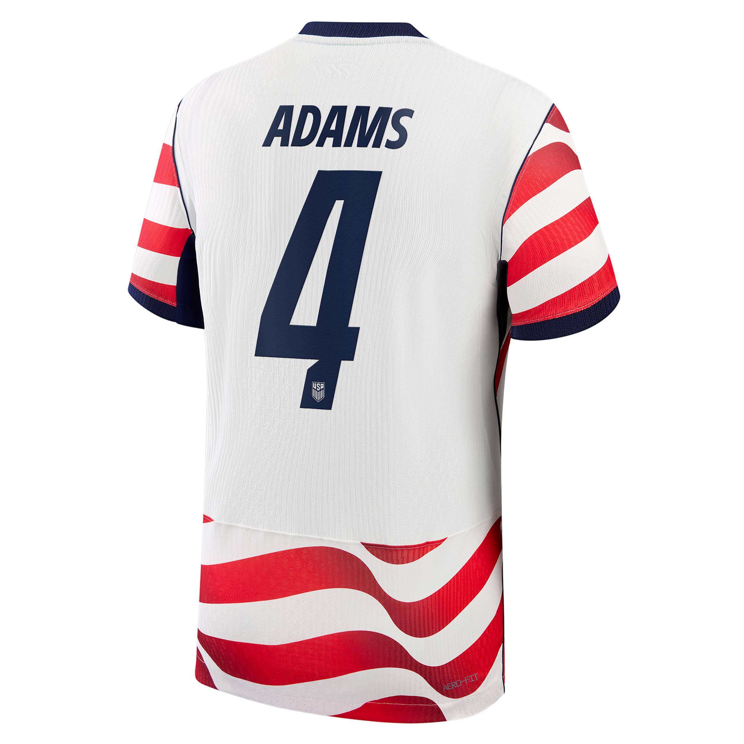 Tyler Adams USMNT 2026 Match Home Nike Men's Dri-FIT ADV Soccer Jersey by NIKE
