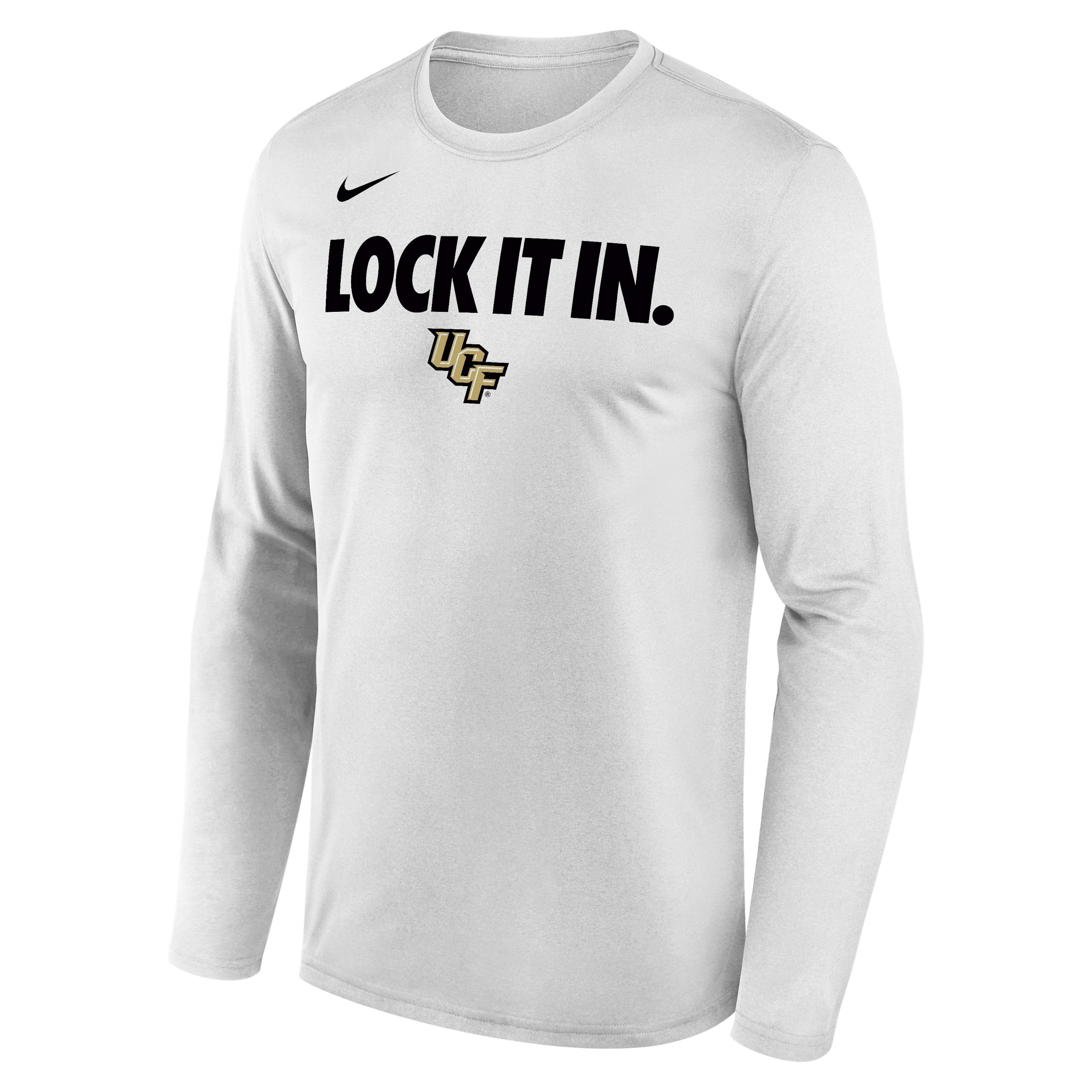 UCF 2026 On-Court Bench Nike Men's Dri-FIT College Long-Sleeve T-Shirt by NIKE UCF 2026 On-Court Bench Nike Men's Dri-FIT College Long-Sleeve T-Shirt by NIKE