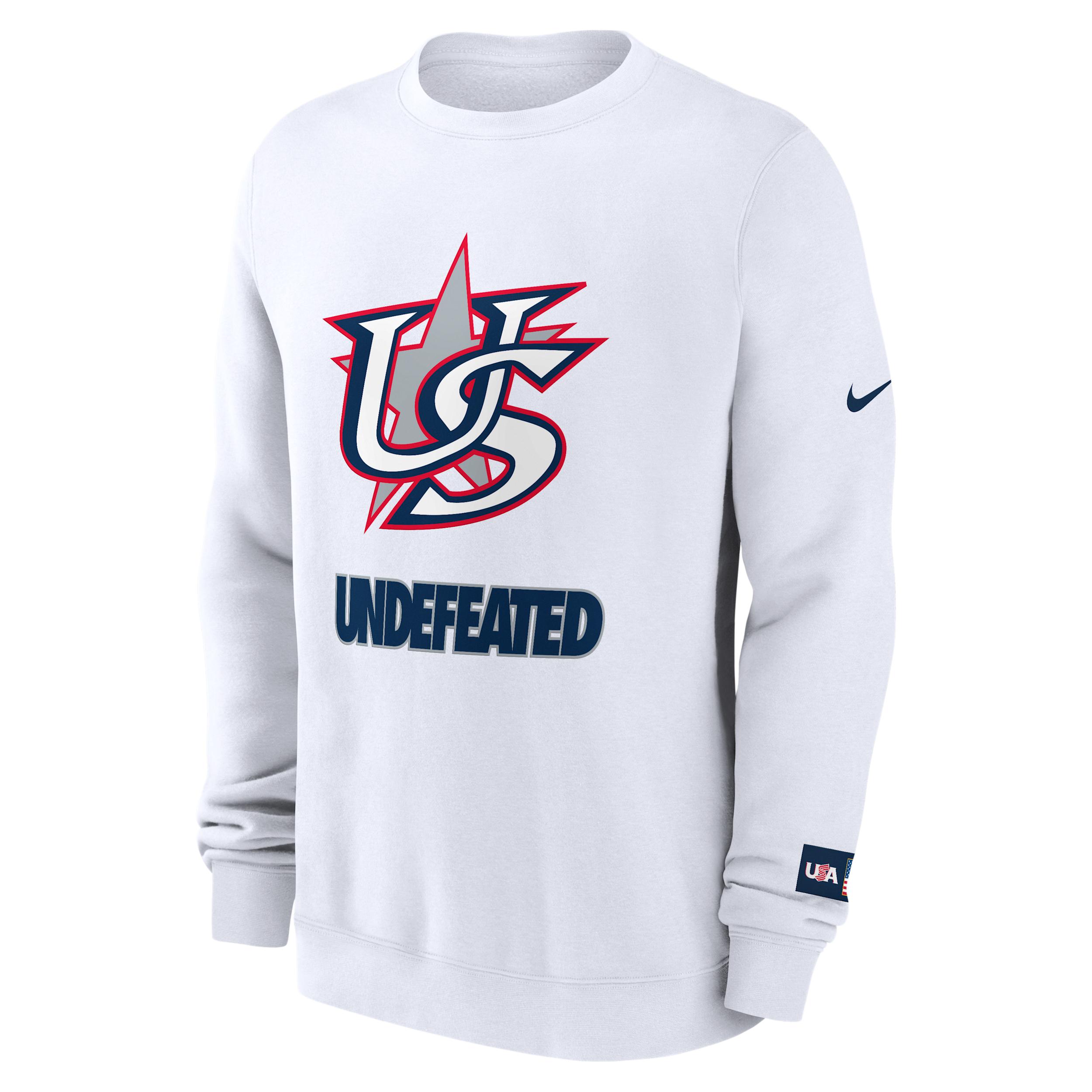 USA Baseball 2026 World Baseball Classic Complex Undefeated Nike Men's Pullover Crew by NIKE
