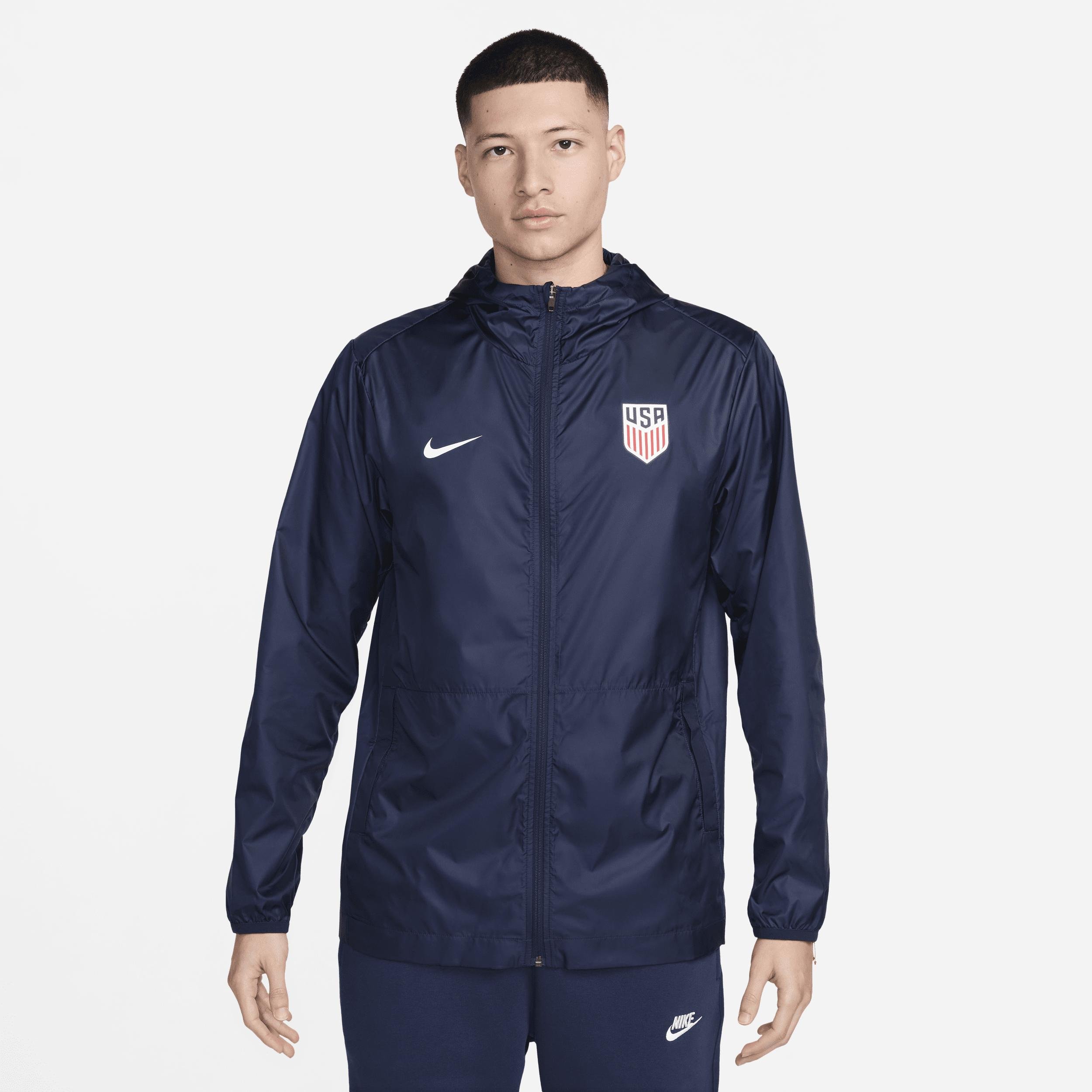 USMNT Academy Pro Nike Men's Soccer Hooded Rain Jacket by NIKE