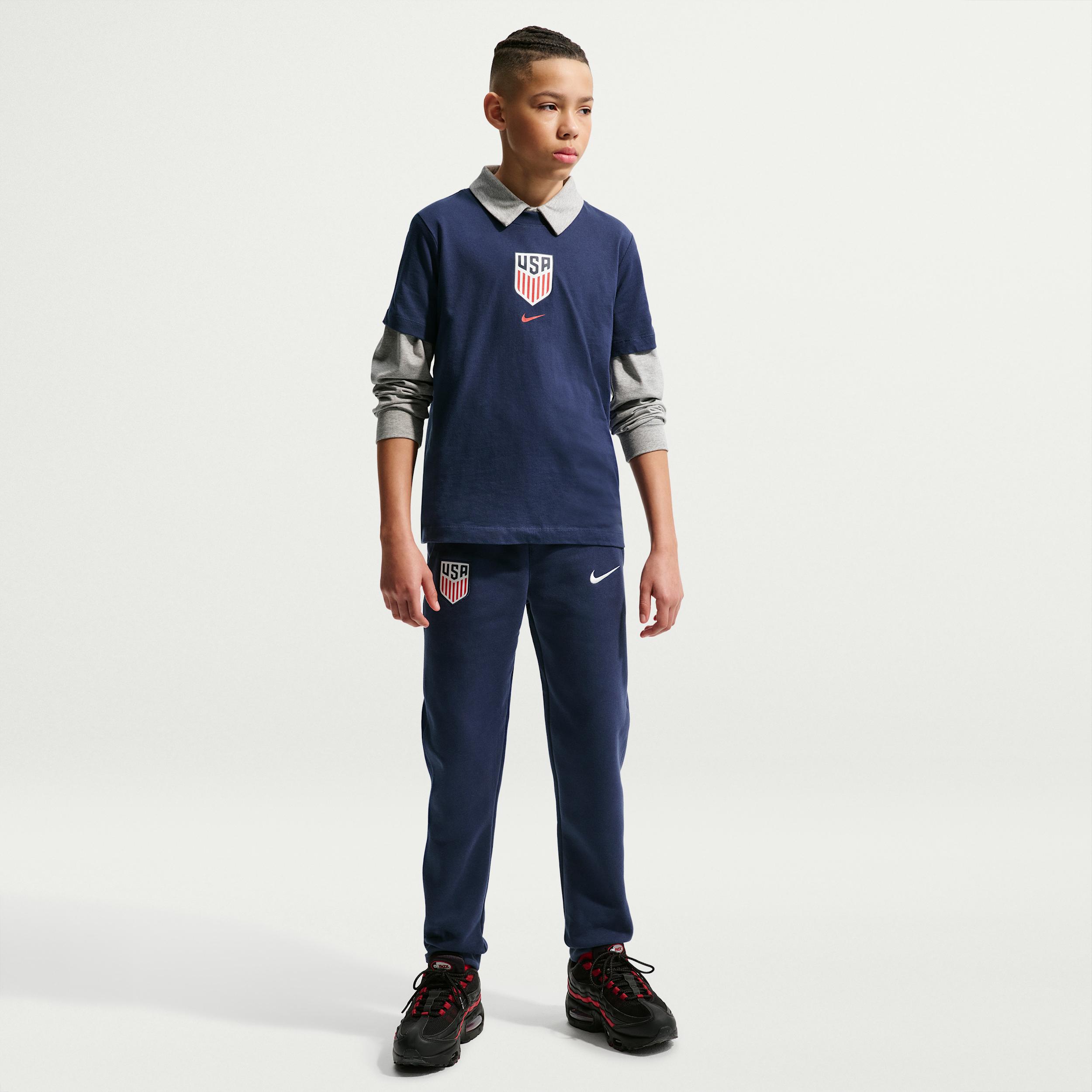 USMNT Club Fleece Big Kids' (Boys') Nike Soccer Jogger Pants by NIKE