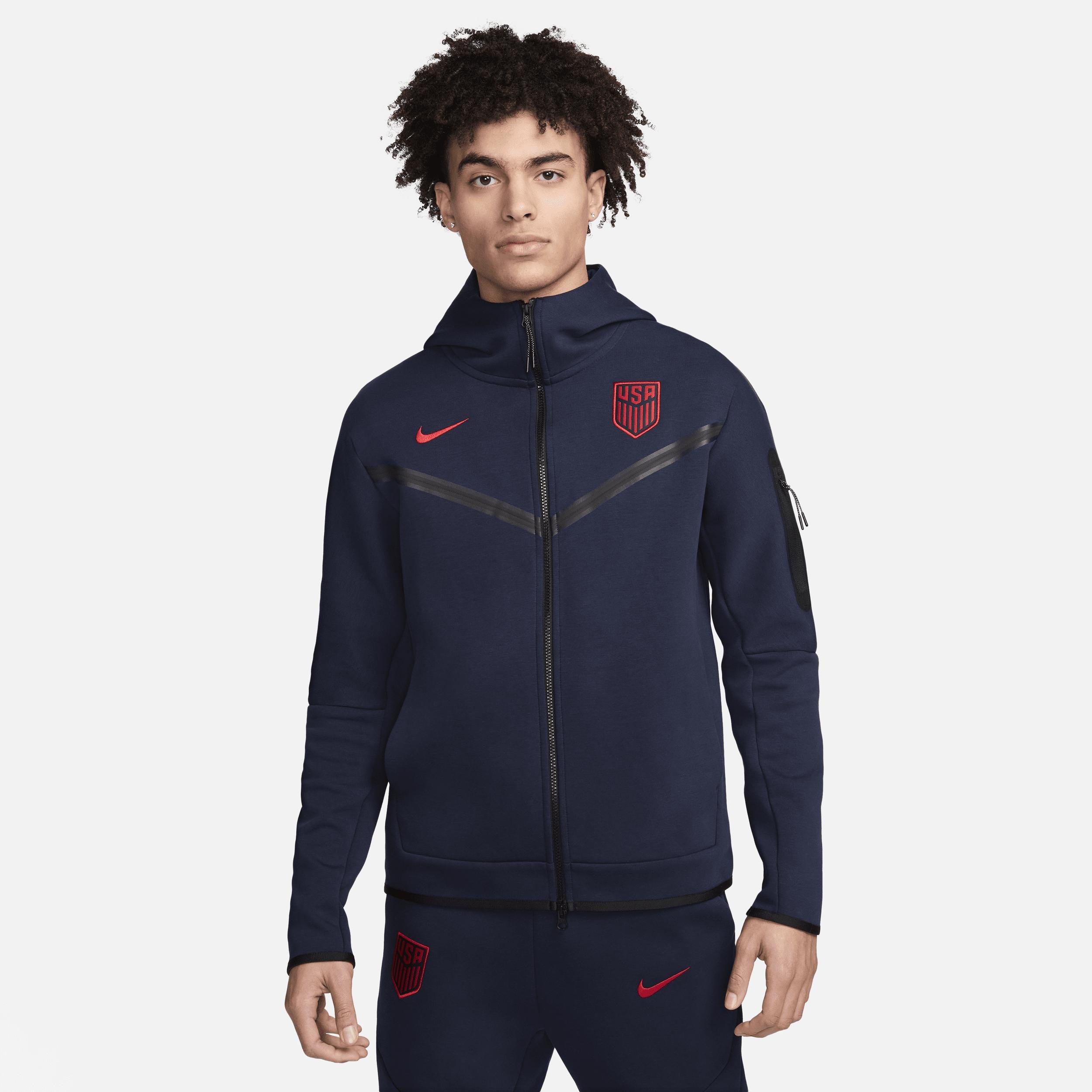 USMNT Tech Fleece Windrunner Nike Men's Soccer Full-Zip Hoodie by NIKE