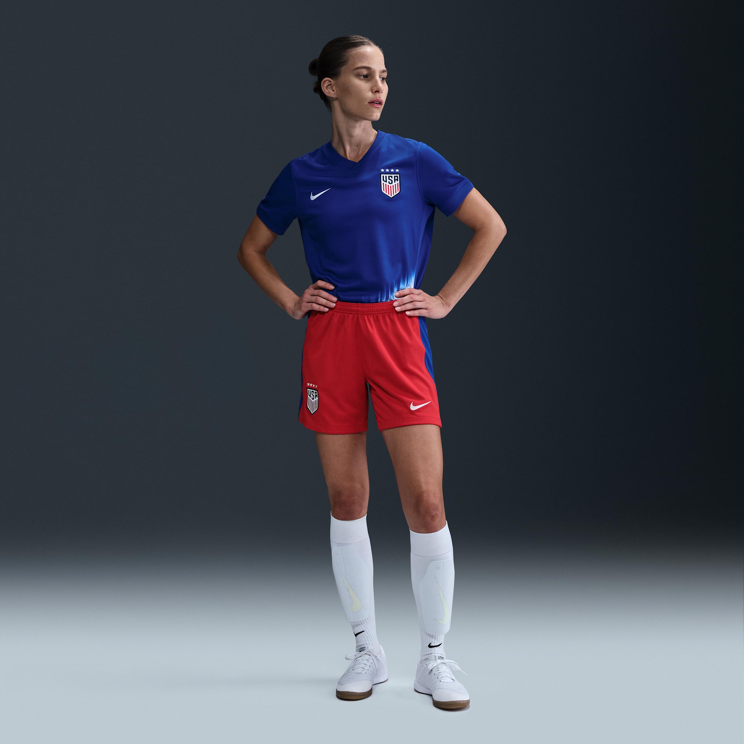 USWNT 2024 Stadium Away Nike Women's Dri-FIT Soccer Replica Shorts by NIKE