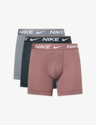 Ultra Comfort Branded Pack Of Three Stretch-Woven Boxer Briefs by NIKE