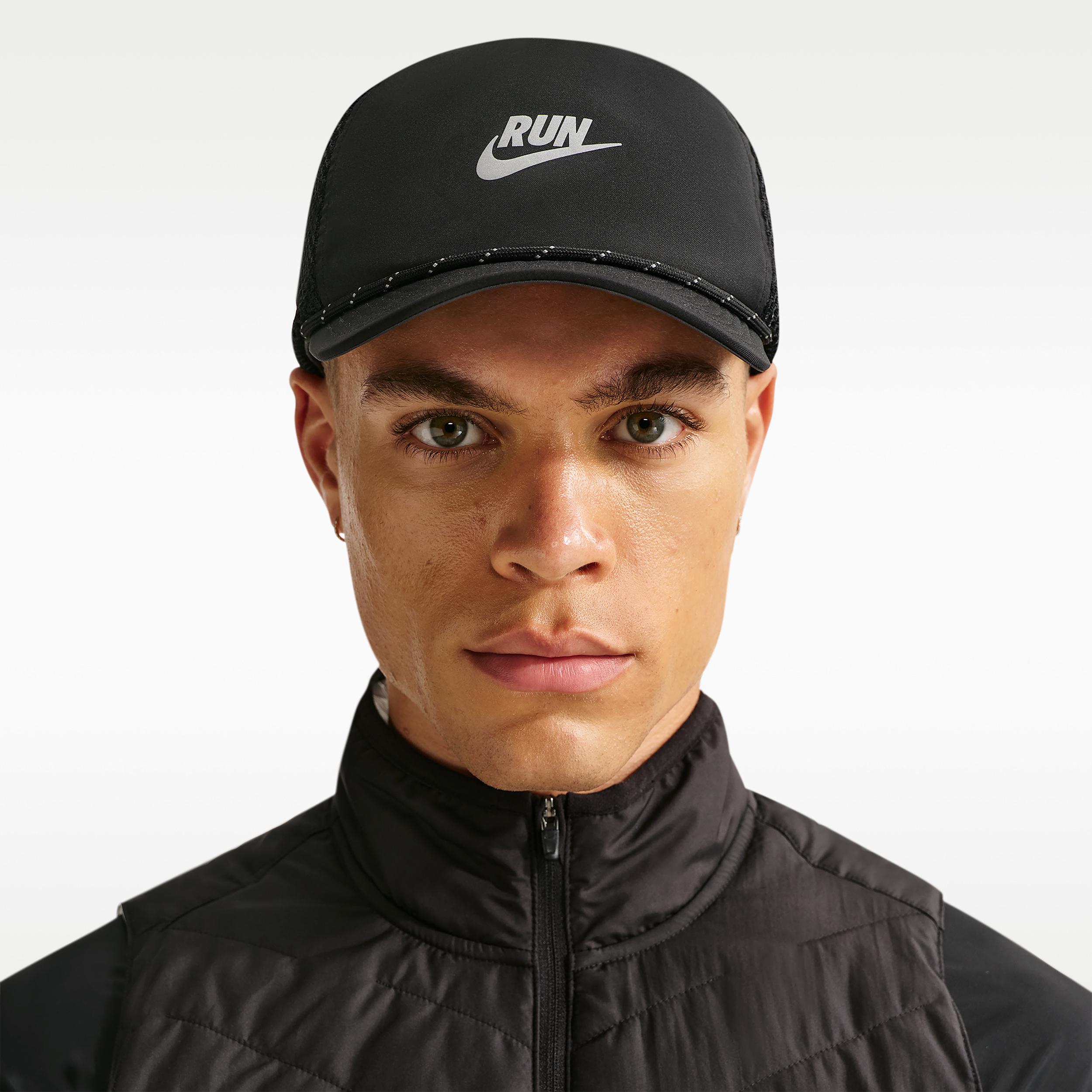 Unisex Nike Pro Dri-FIT Unstructured Swoosh Run Cap by NIKE