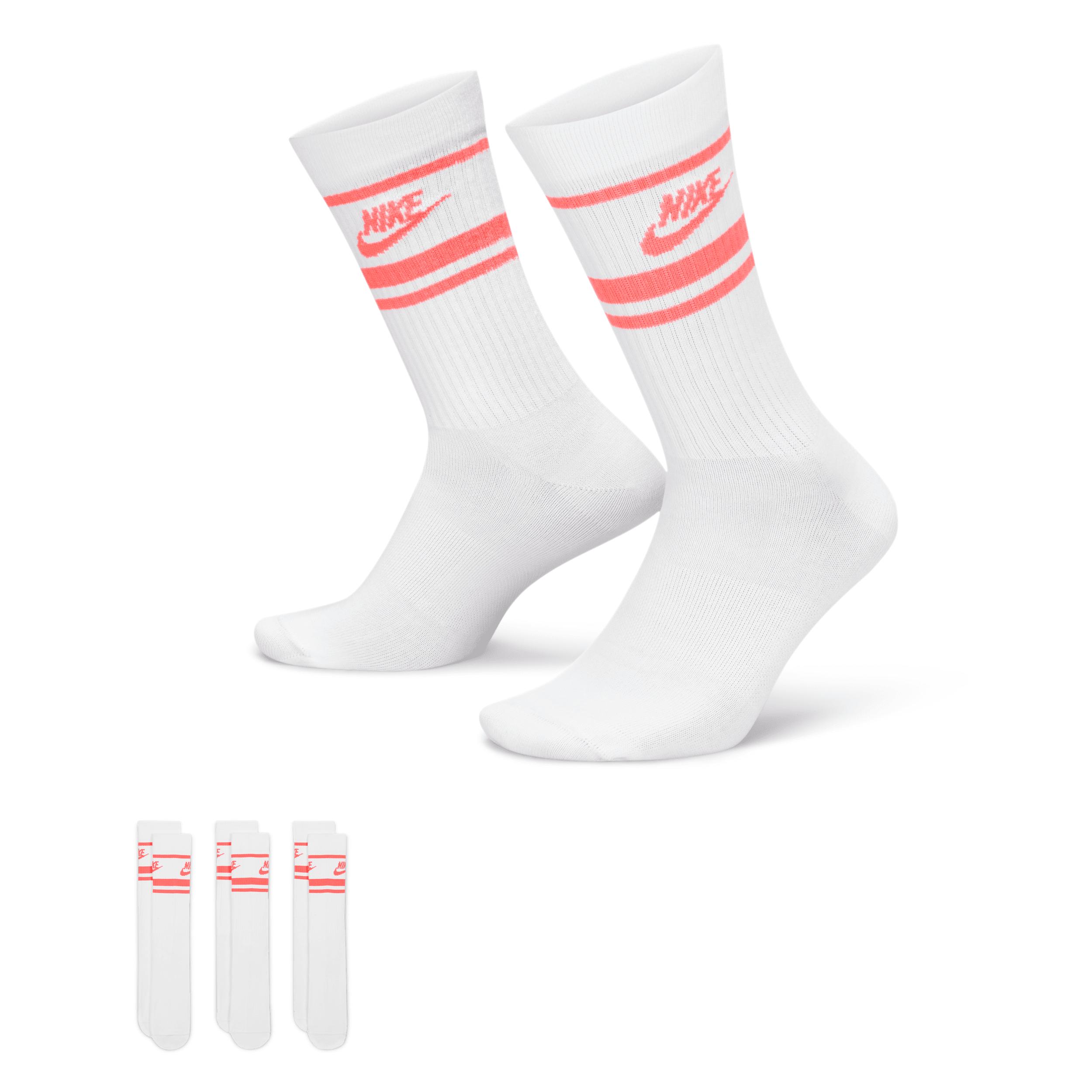 Unisex Nike Sportswear Dri-FIT Everyday Essential Crew Socks (3 Pairs) by NIKE
