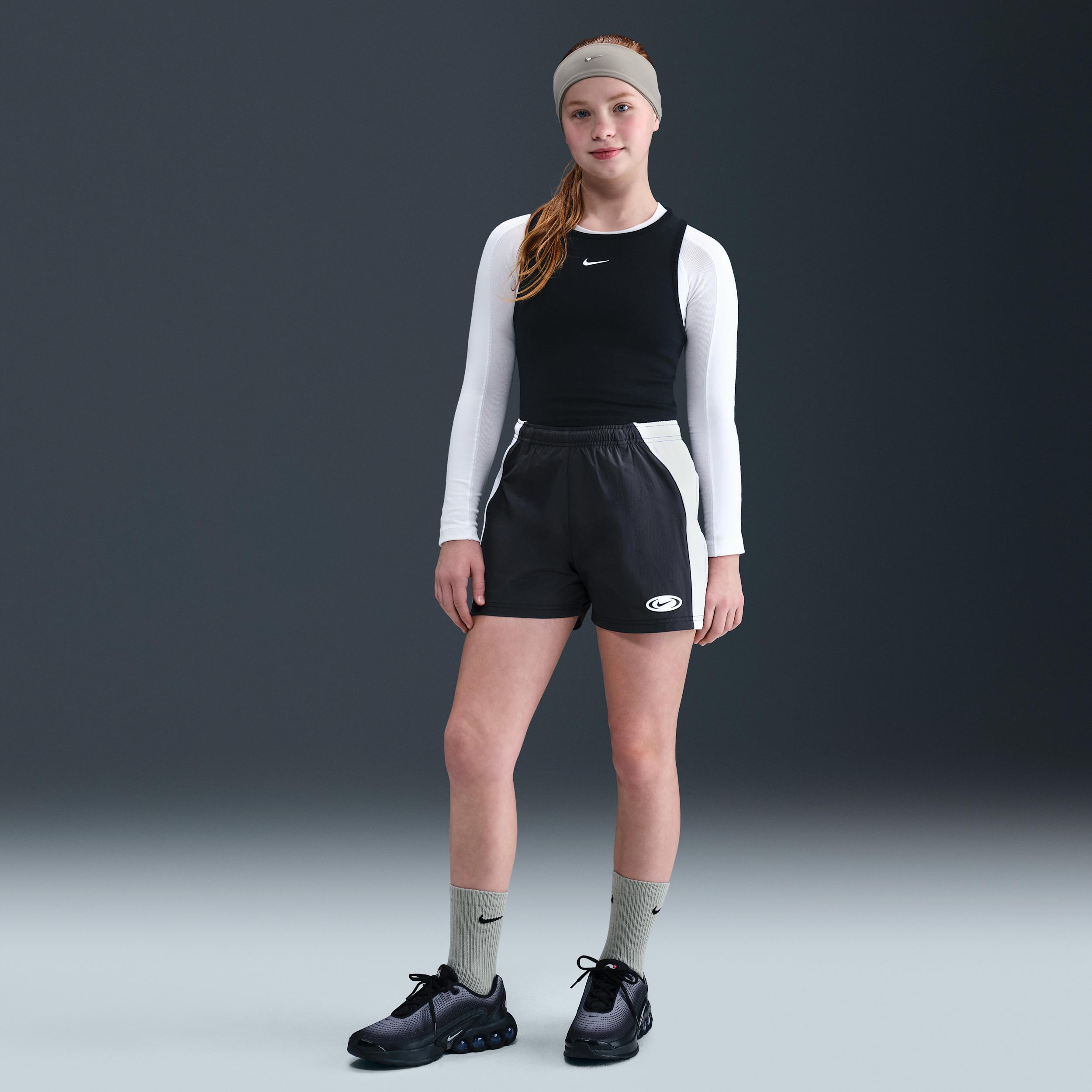 Unisex Nike Sportswear Girls' Woven Shorts by NIKE