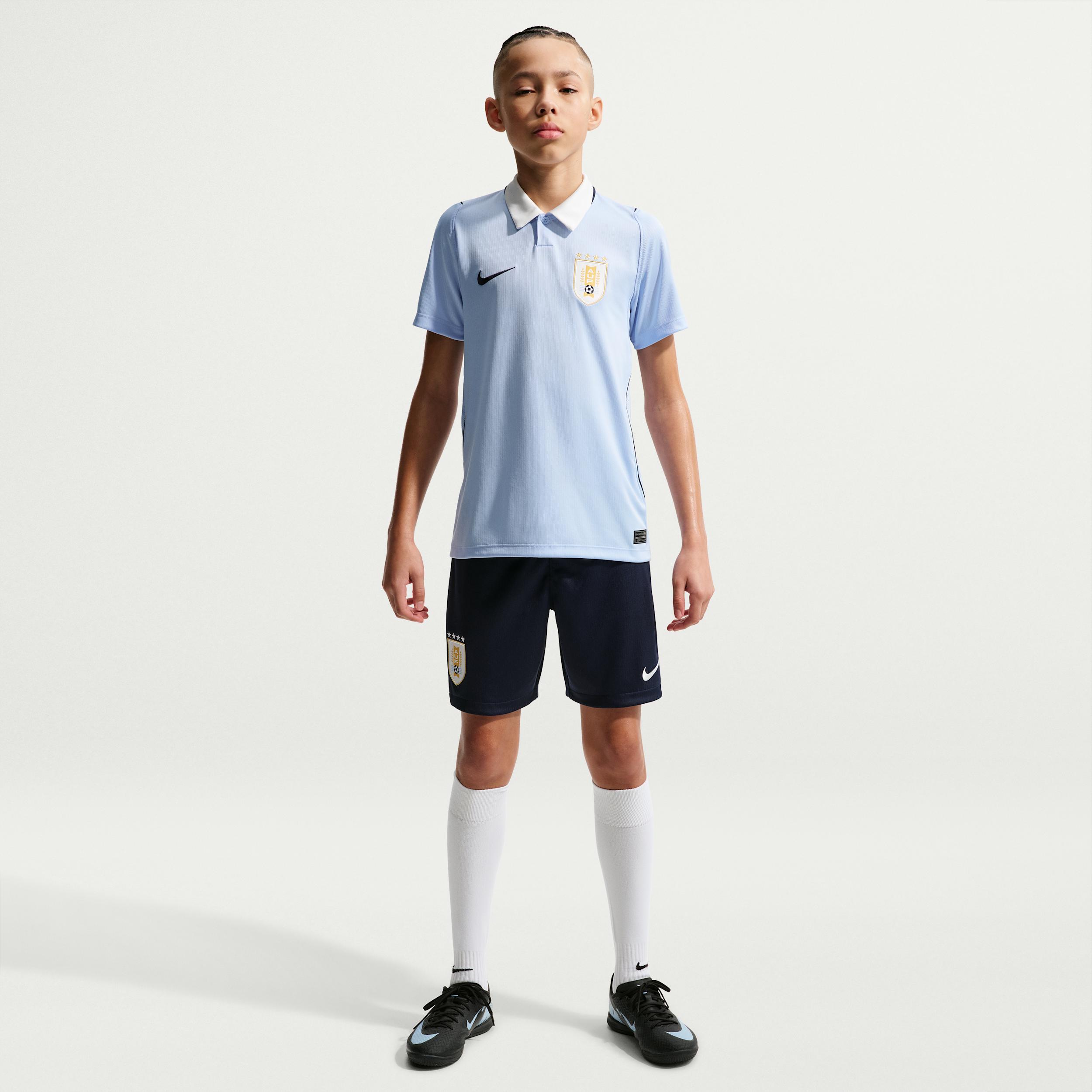 Uruguay 2026 Stadium Home Big Kids' Nike Dri-FIT Soccer Replica Shorts by NIKE
