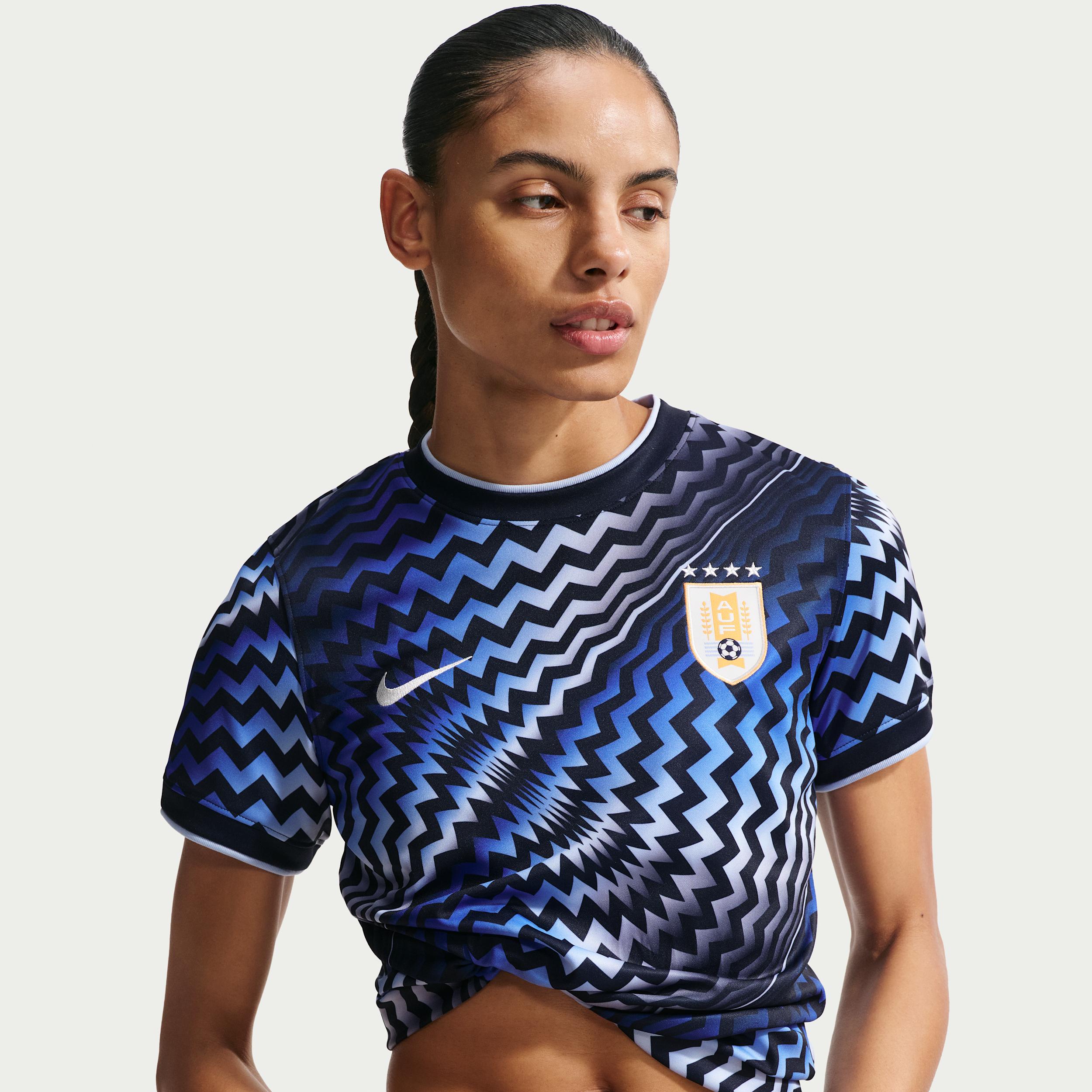 Uruguay Nike Women's Dri-FIT Soccer Pre-Match Short-Sleeve Top by NIKE
