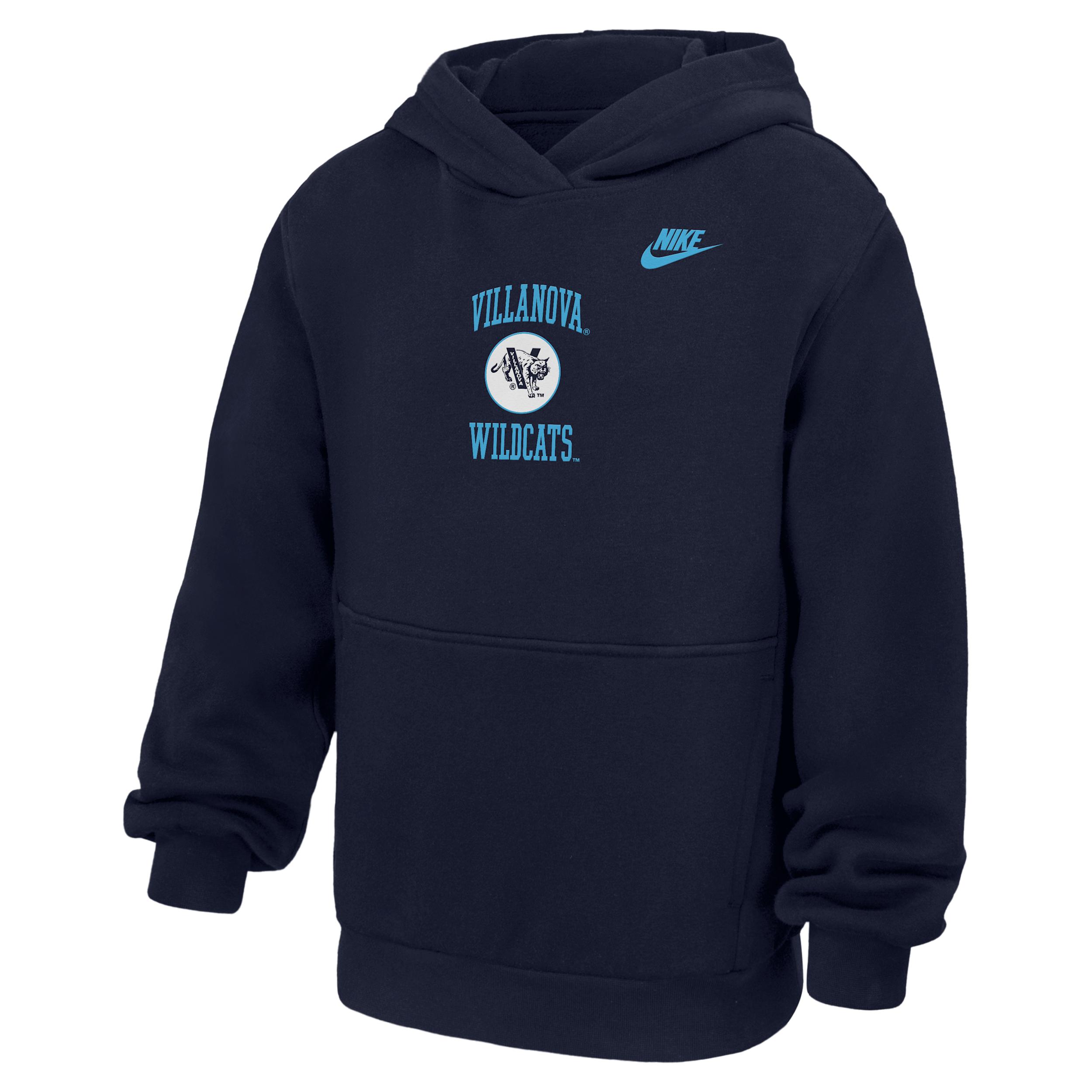 Villanova Wildcats Club Big Kids' Nike Pullover Fleece Hoodie by NIKE