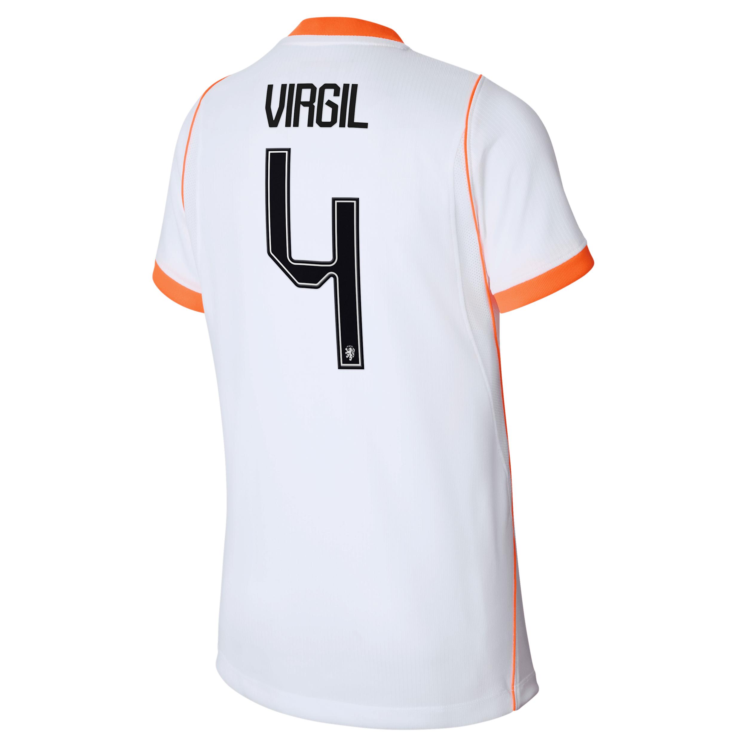 Virgil van Dijk Netherlands National Team 2026 Stadium Away Big Kids' Nike Dri-FIT Soccer Jersey by NIKE