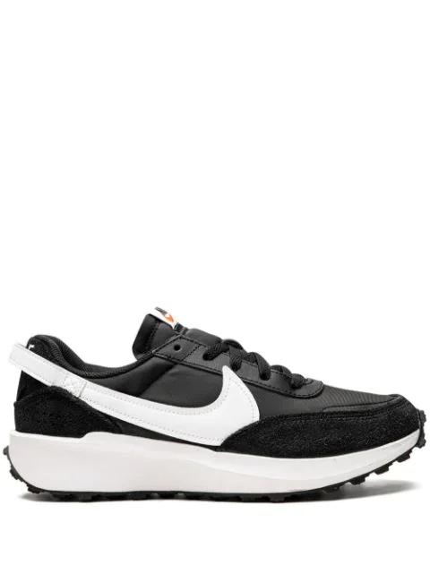 Waffle Debut "Black/White-Orange-Clear" sneakers by NIKE