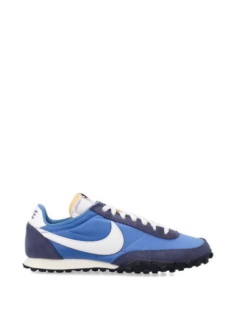 Waffle Racer lace-up suede sneakers by NIKE
