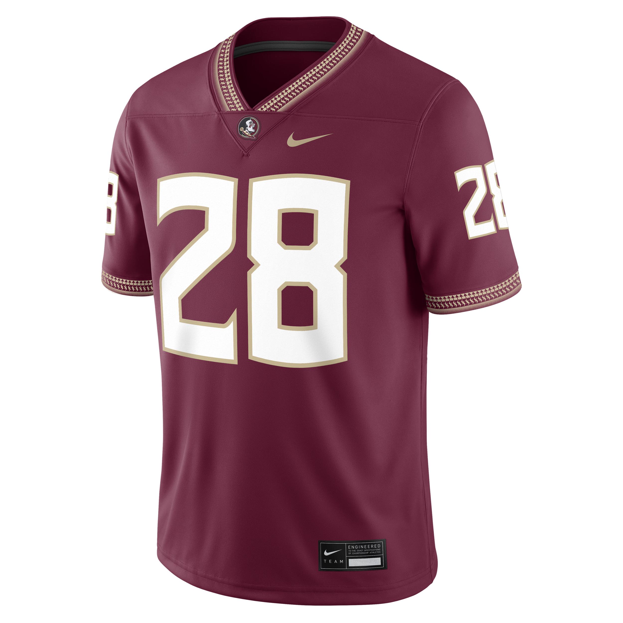 Warrick Dunn Florida State Seminoles Menâs Nike Men's Dri-FIT College Game Jersey by NIKE