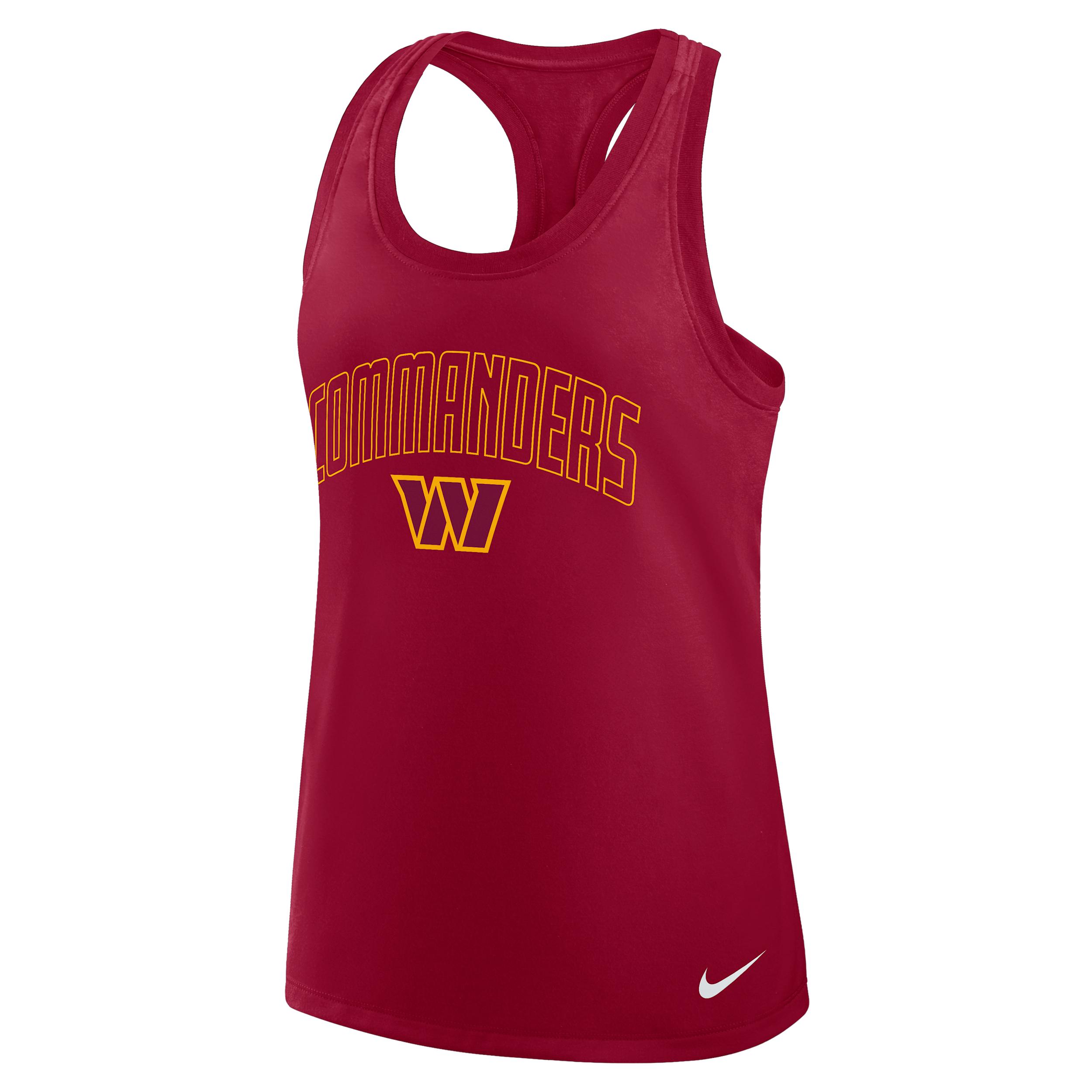 Washington Commanders Primetime Nike Women's Dri-FIT NFL Racerback Tank Top by NIKE