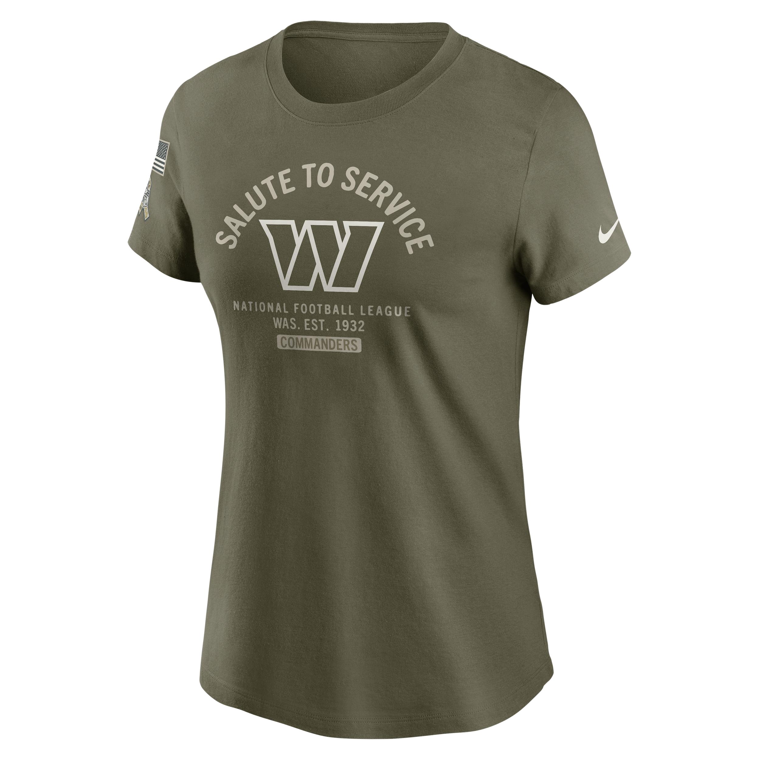 Washington Commanders Salute to Service Sideline Nike Women's NFL T-Shirt by NIKE