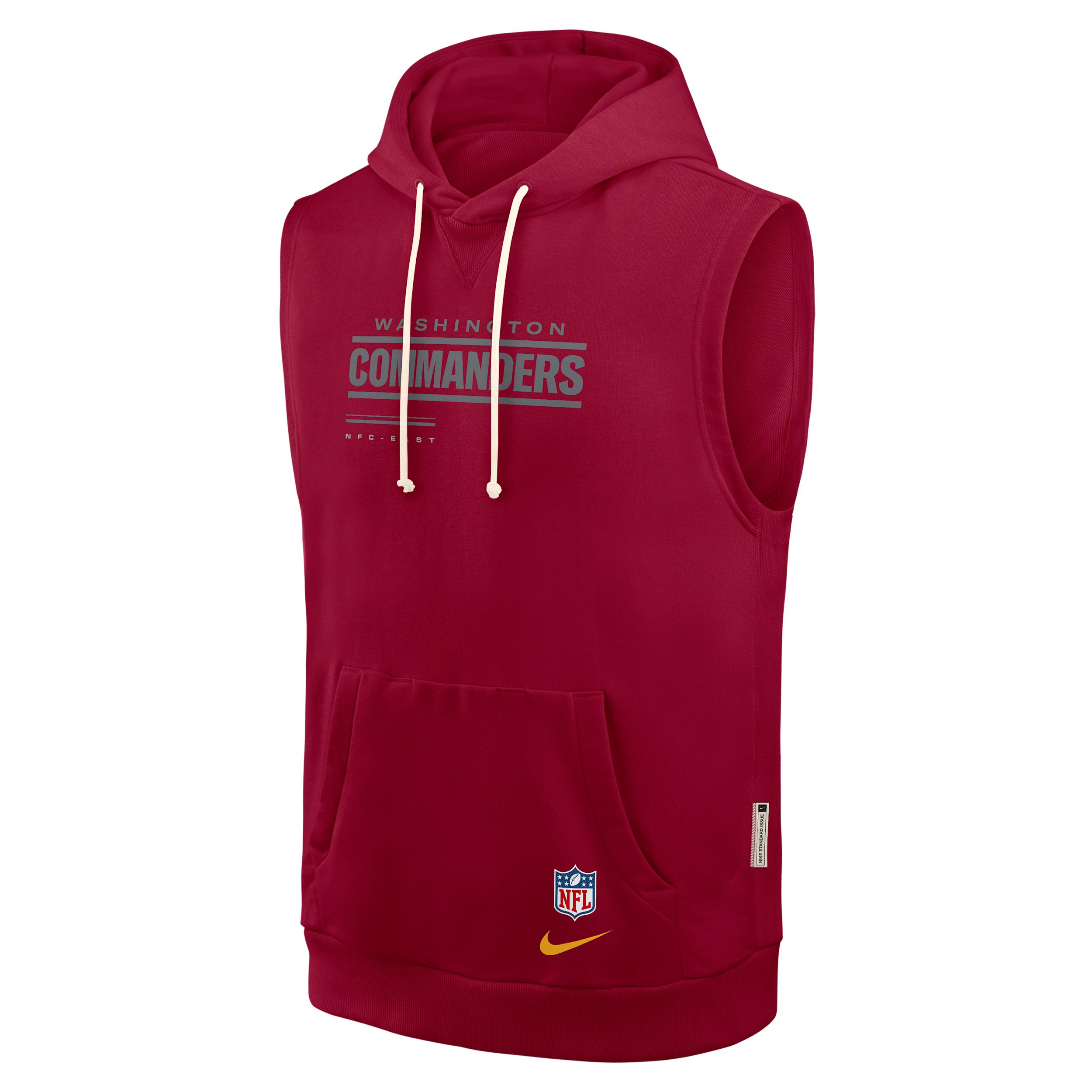 Washington Commanders Sideline Nike Men's Dri-FIT NFL Sleeveless Pullover Hoodie by NIKE
