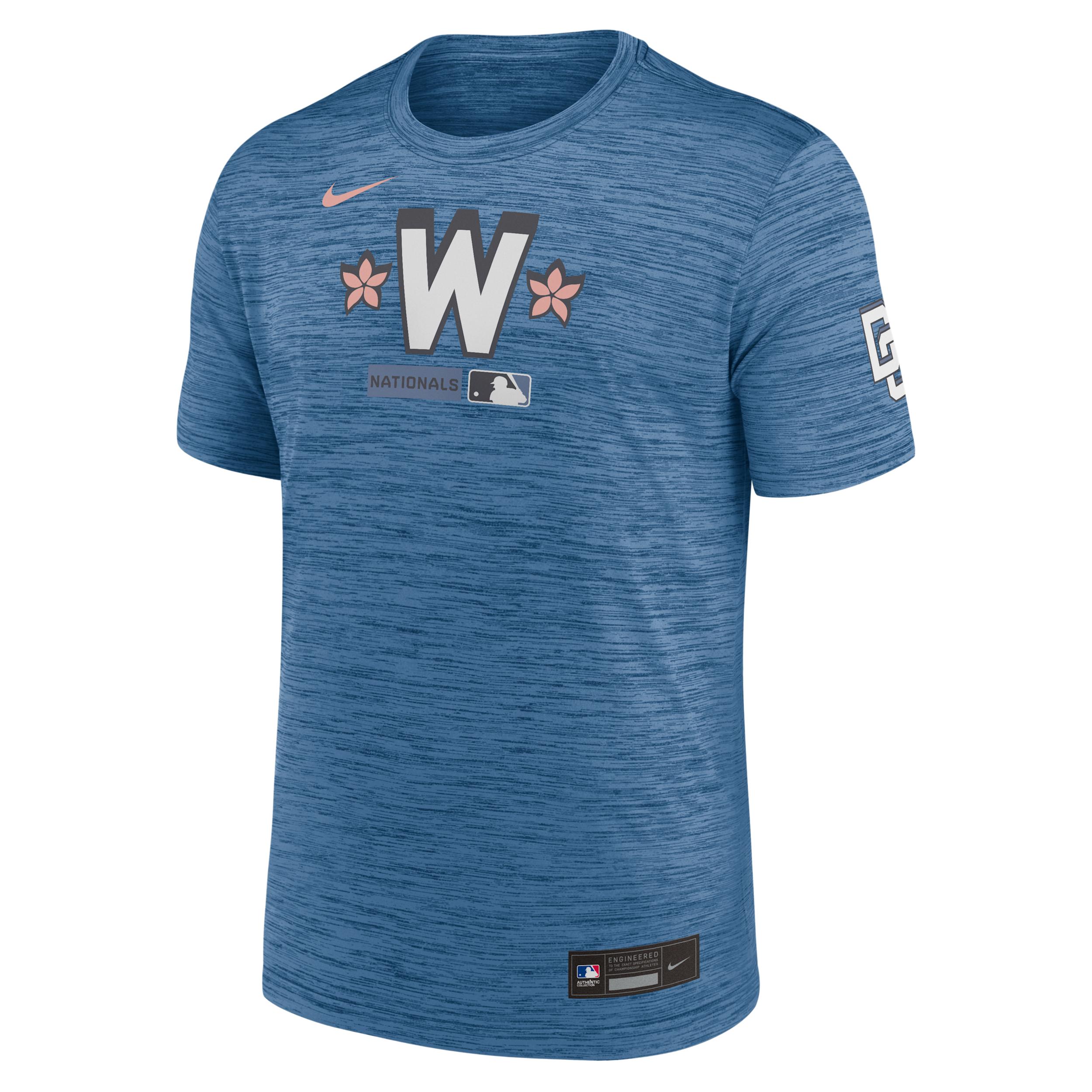 Washington Nationals City Connect Velocity Nike Men's Dri-FIT MLB T-Shirt by NIKE