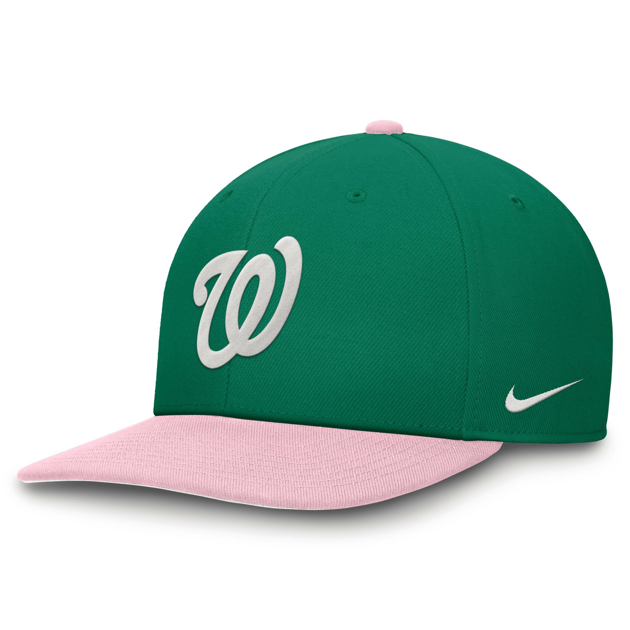 Washington Nationals Malachite Pro Nike Unisex Dri-FIT MLB Adjustable Hat by NIKE