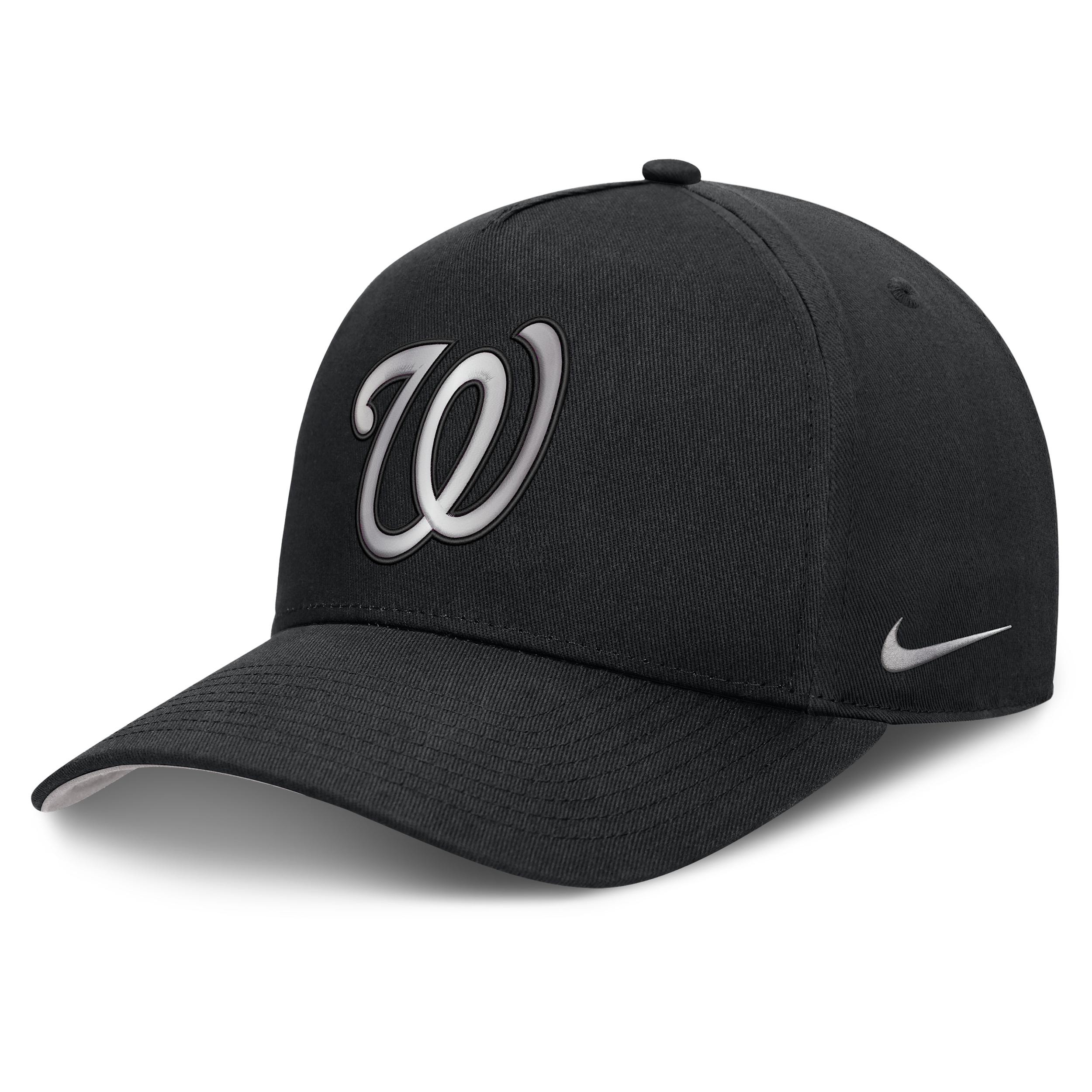 Washington Nationals Rise Nike Men's Dri-FIT MLB A-Frame Trucker Adjustable Hat by NIKE