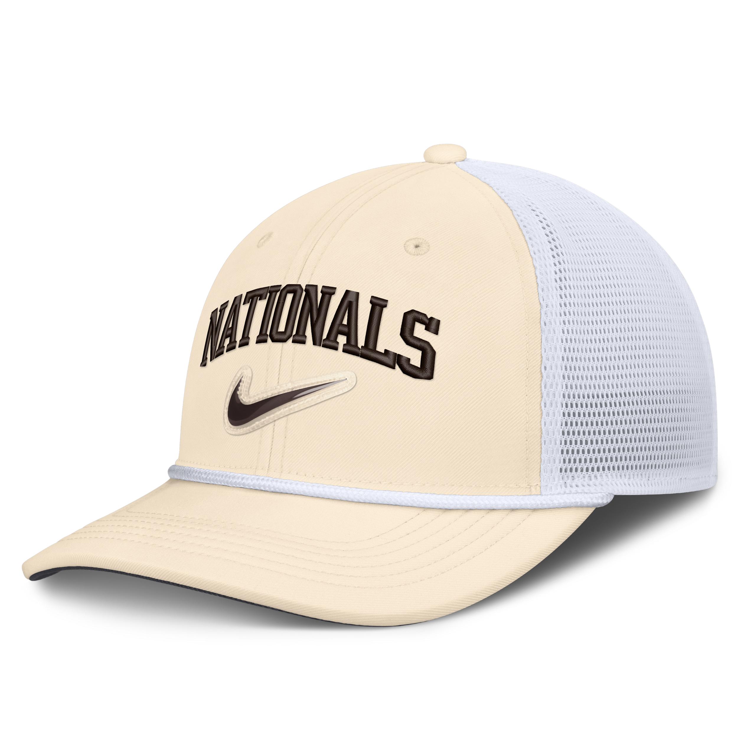 Washington Nationals Rise Nike Men's Dri-FIT MLB Trucker Adjustable Hat by NIKE