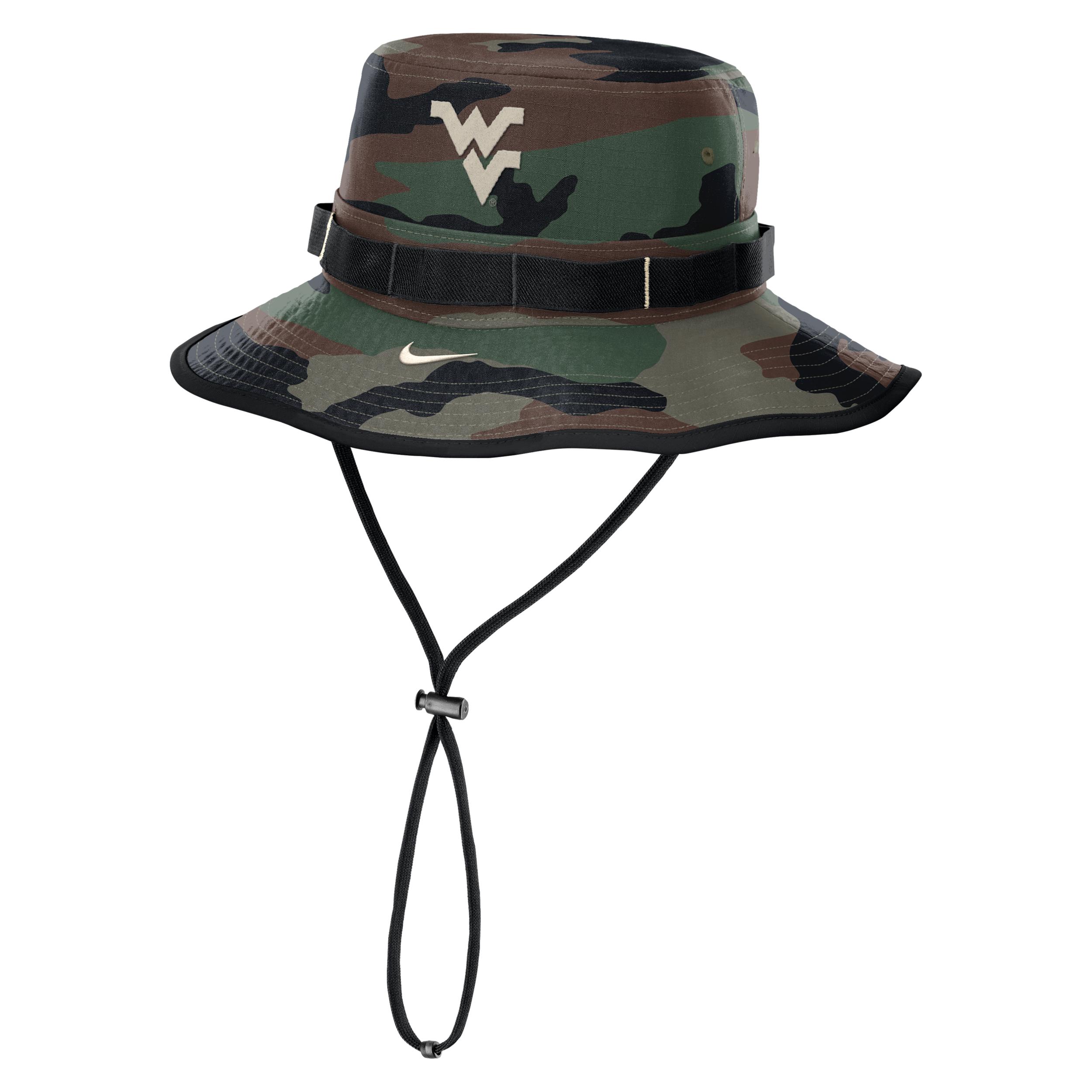 West Virginia 2025 Military Appreciation Boonie Nike Men's Dri-FIT College Bucket Hat by NIKE