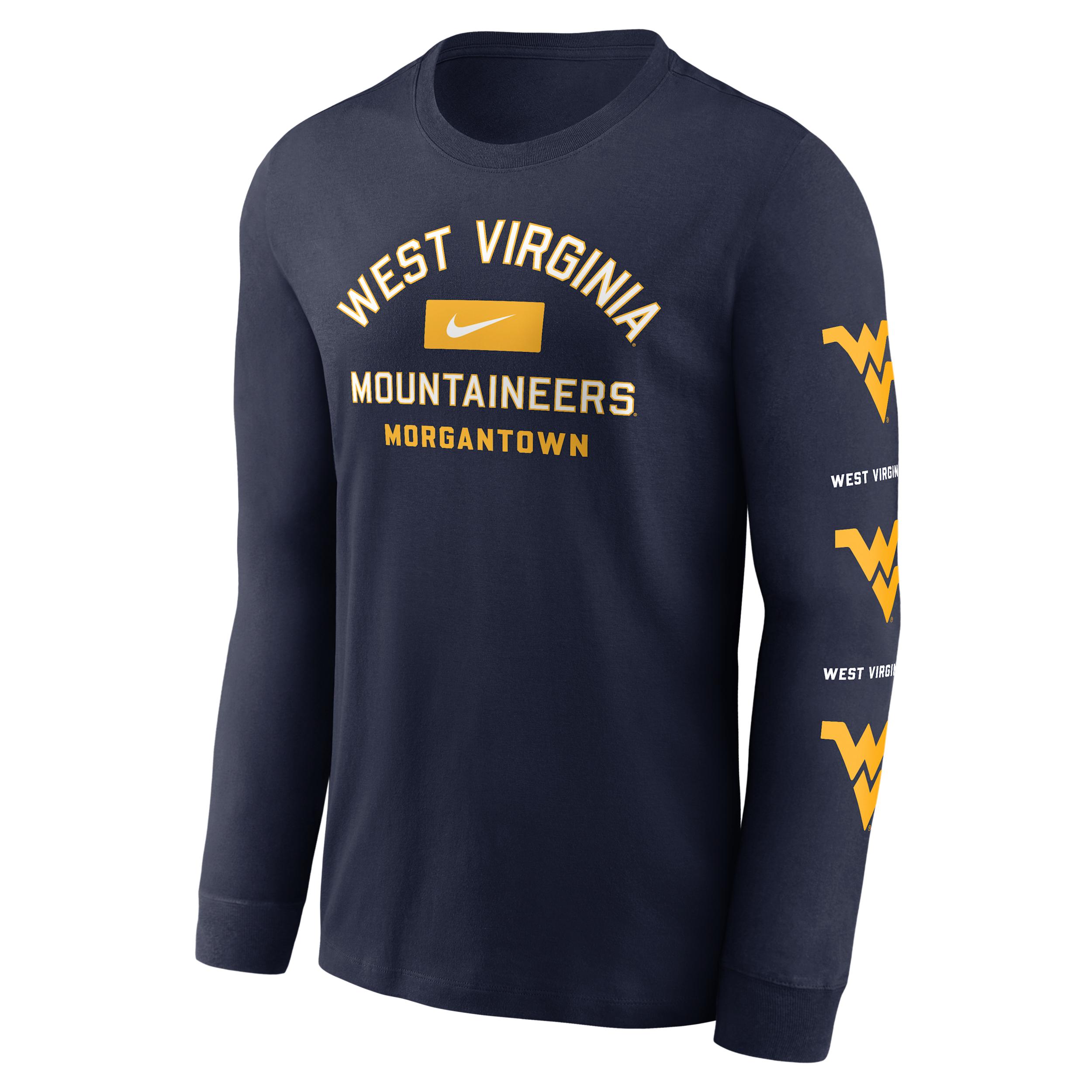West Virginia Campus Classic Location Nike Men's College Long-Sleeve T-Shirt by NIKE