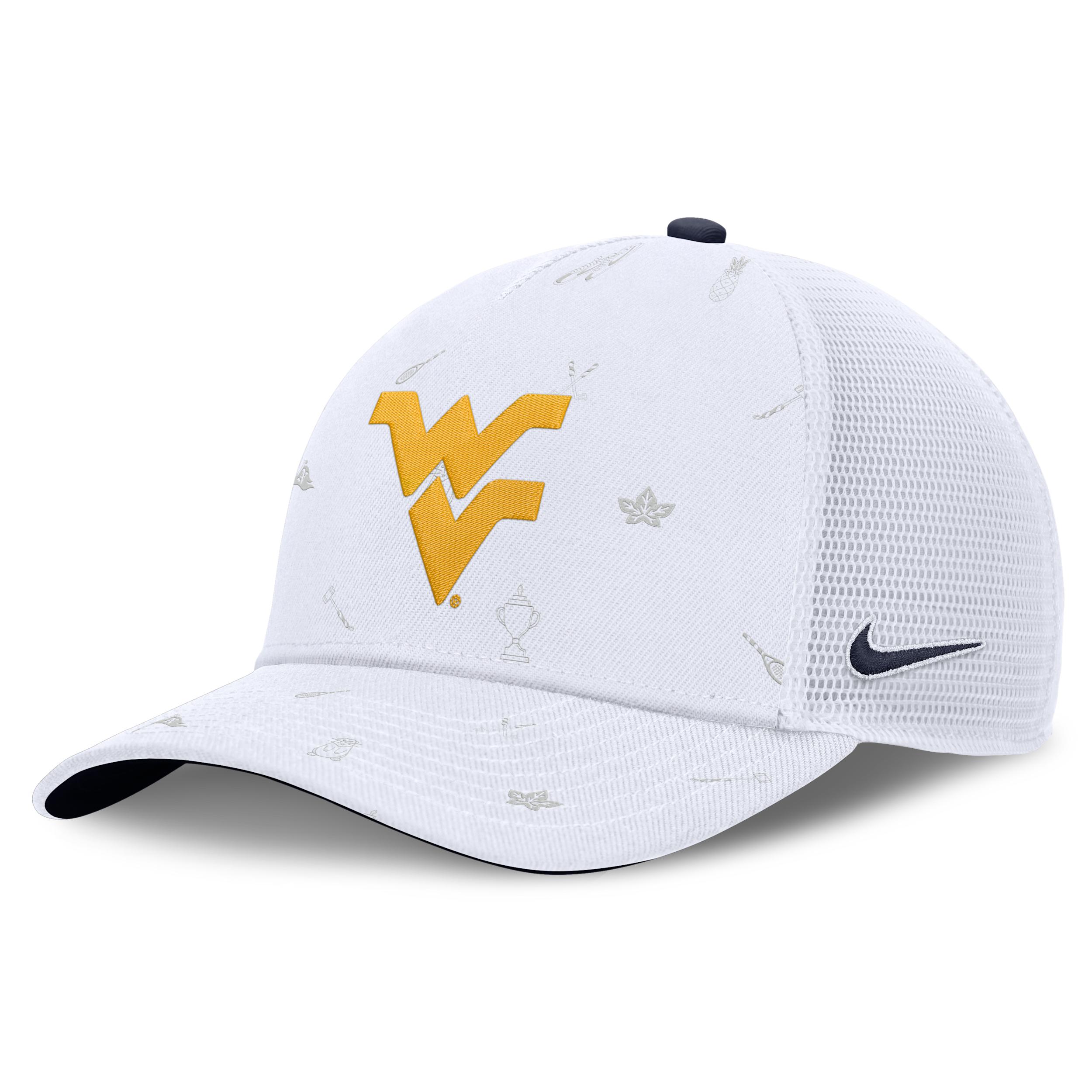 West Virginia Country Club Golfin' Rise Nike Unisex College Trucker Adjustable Hat by NIKE