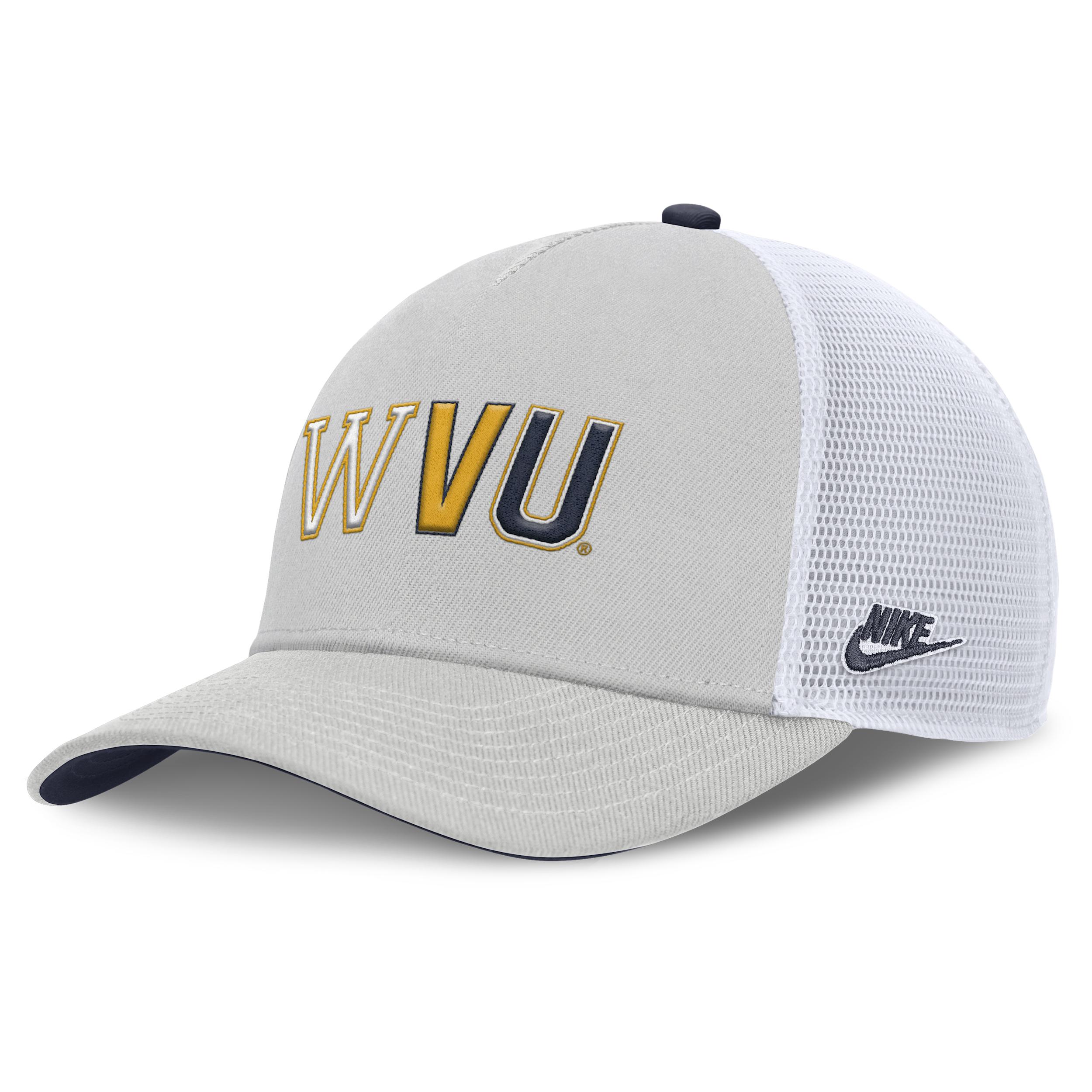 West Virginia Legacy Basketball Rise Nike Unisex College Trucker Adjustable Hat by NIKE