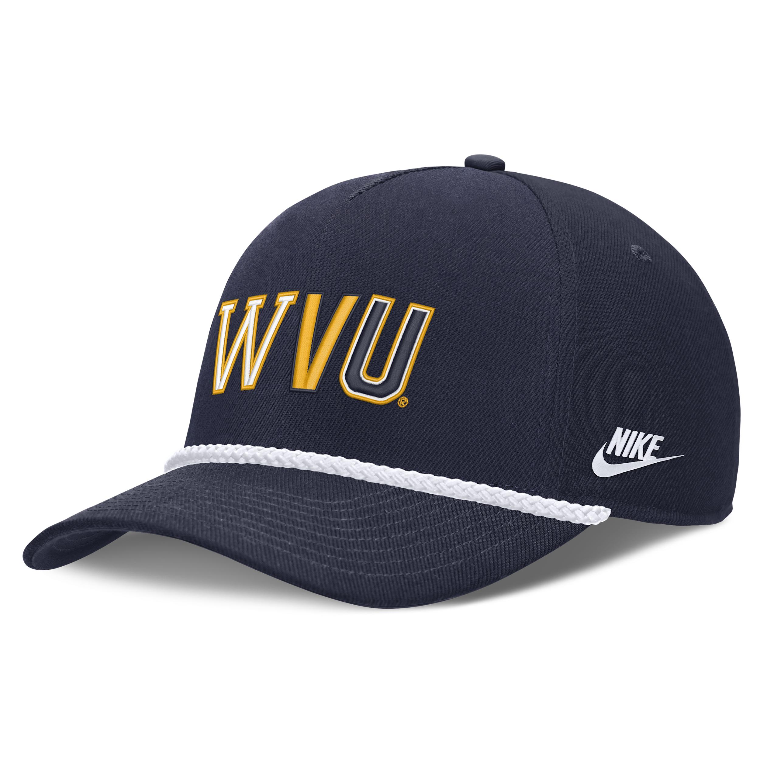 West Virginia Legacy Basketball Rope Rise Nike Unisex College Adjustable Hat by NIKE