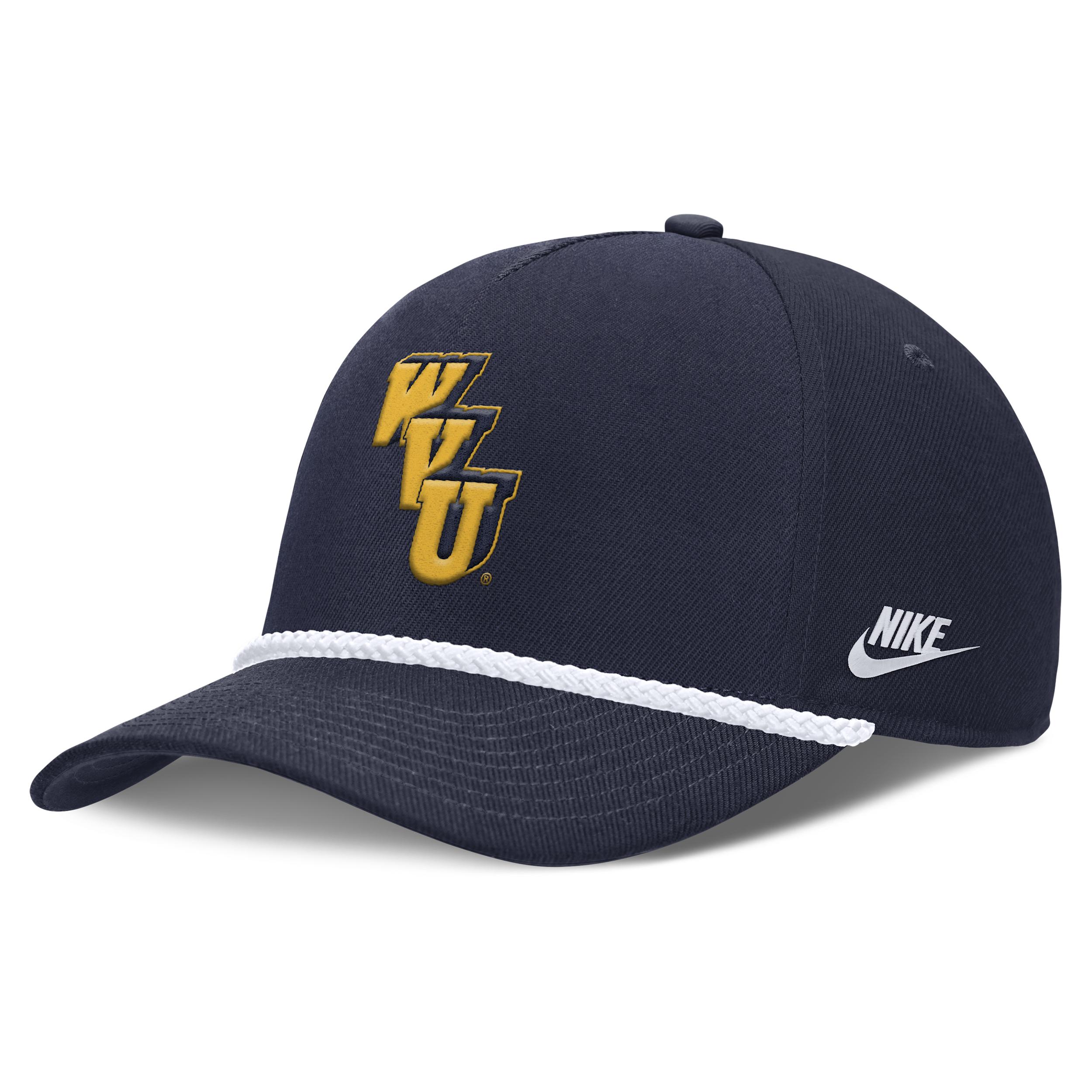 West Virginia Legacy Basketball Rope Rise Nike Unisex College Adjustable Hat by NIKE