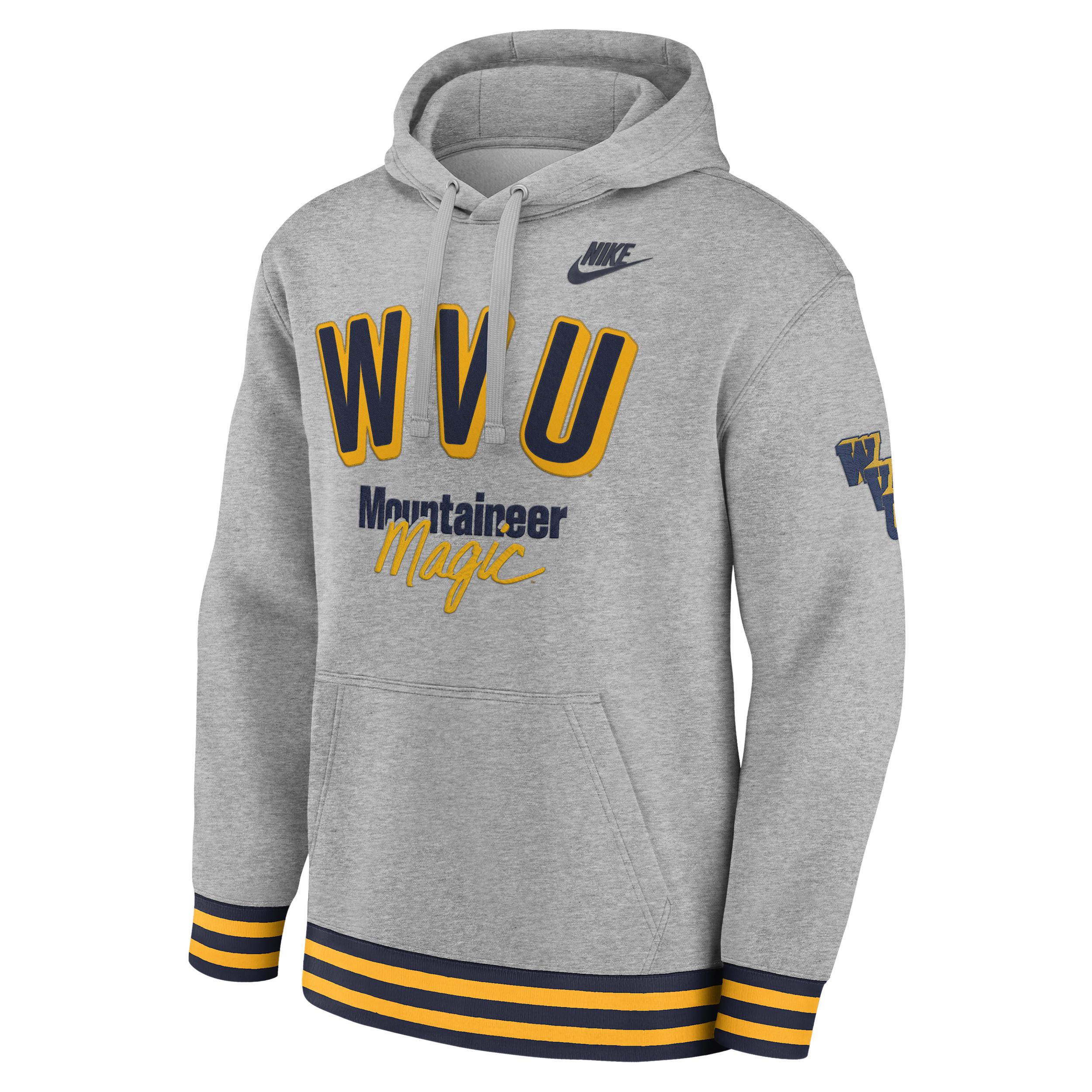 West Virginia Legacy Retro Menâs Nike Men's College Pullover Hoodie by NIKE
