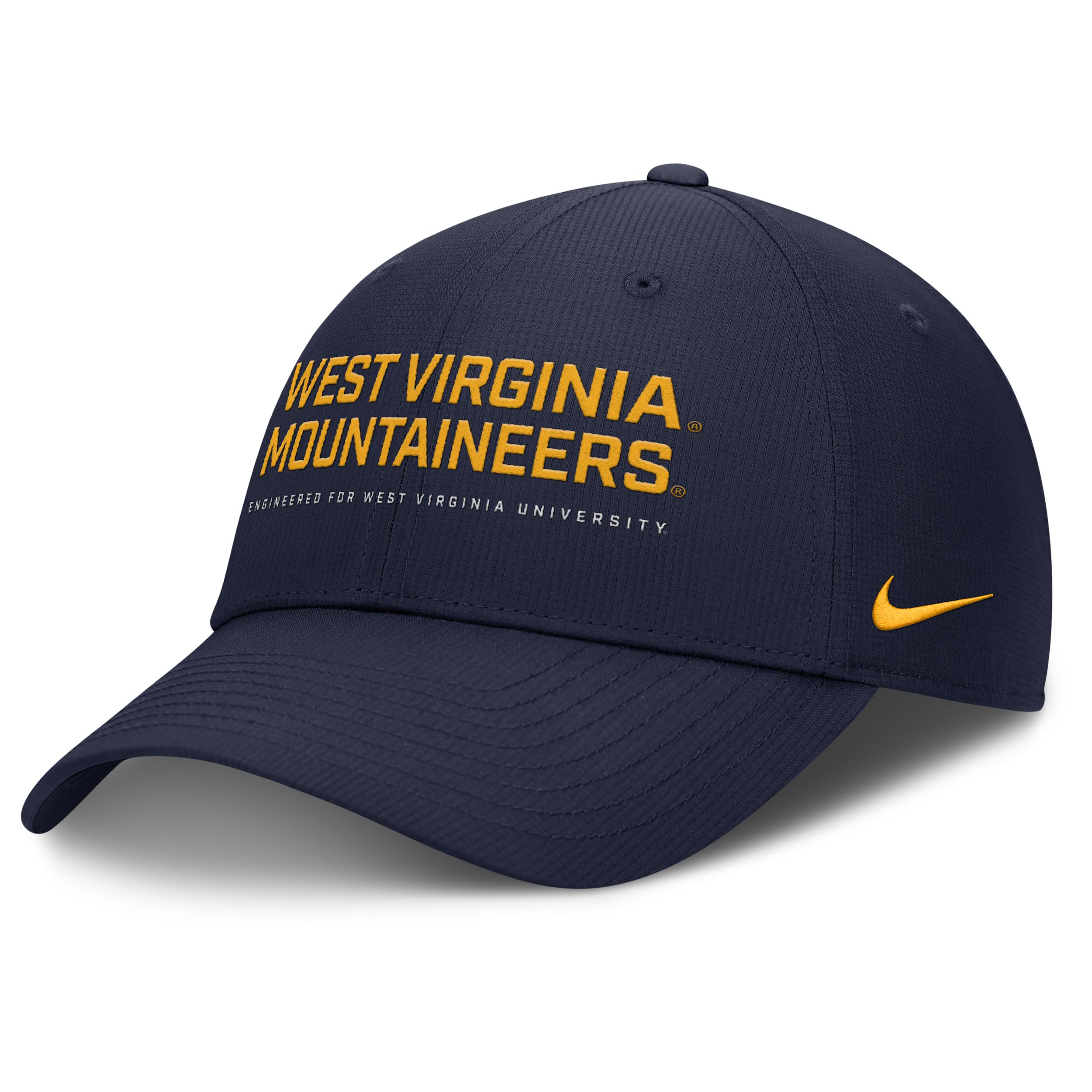 West Virginia On-Field Club Gameday Nike Men's Dri-FIT College Adjustable Hat by NIKE