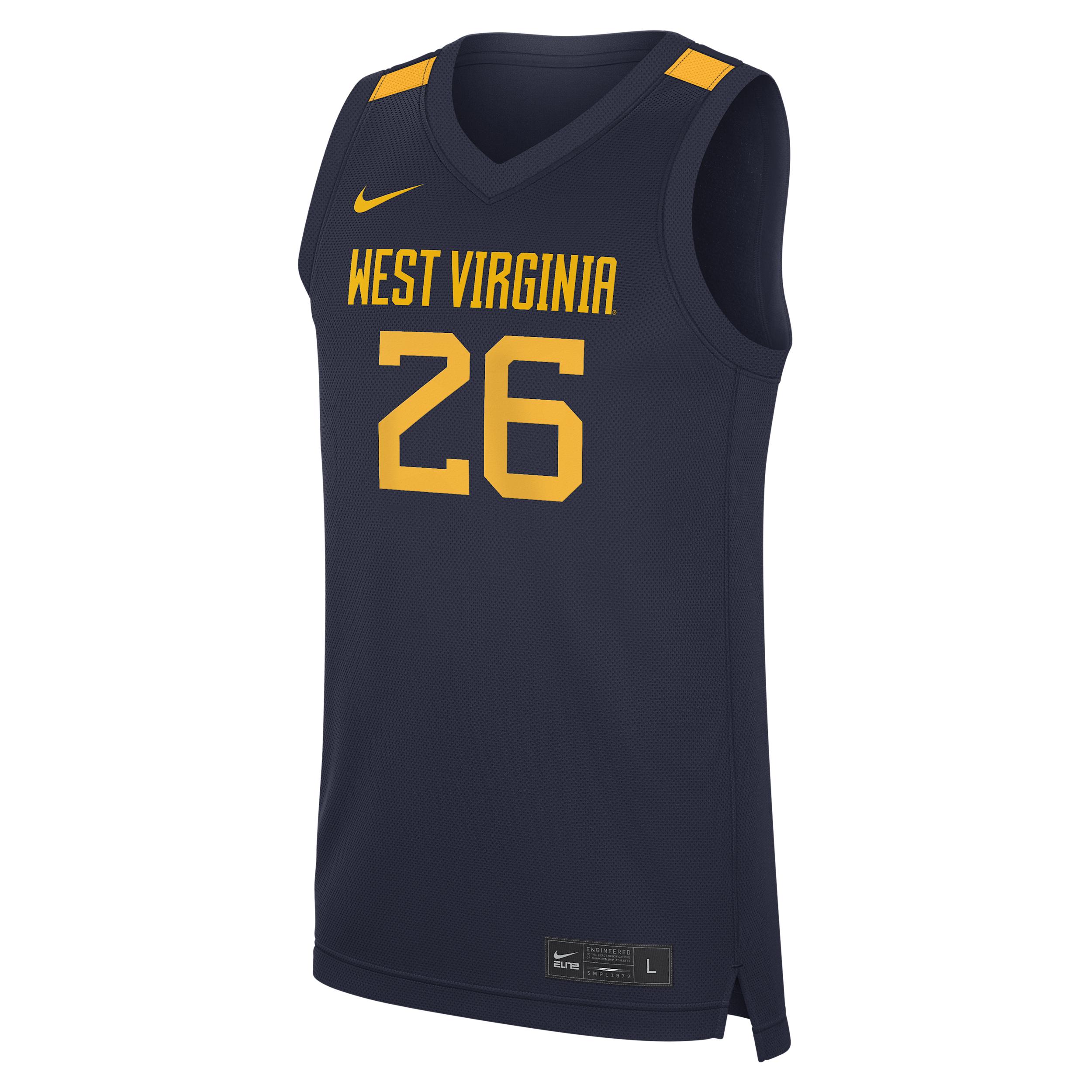 West Virginia Replica Nike Men's College Basketball Jersey by NIKE