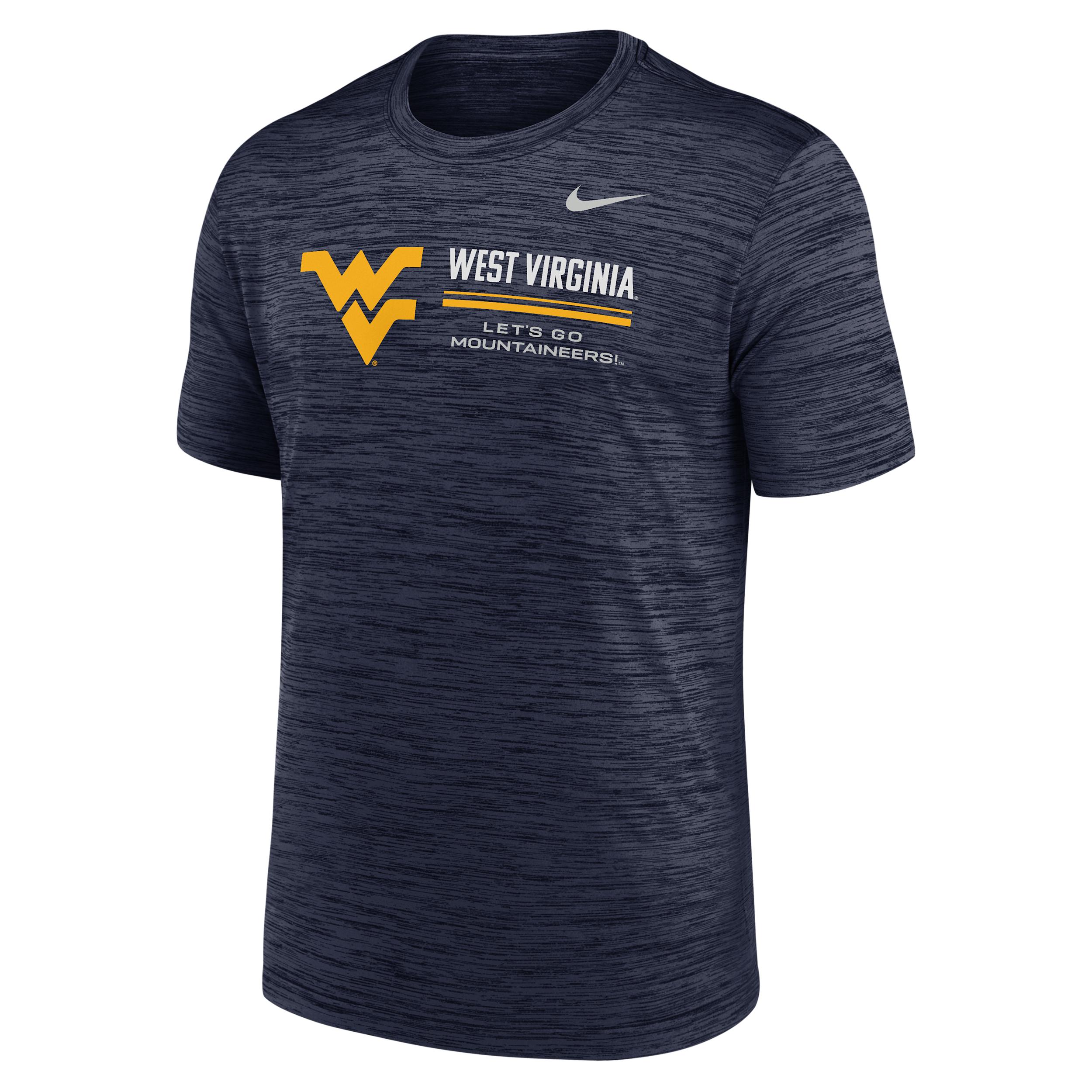 West Virginia Sideline Velocity Nike Men's Dri-FIT College T-Shirt by NIKE