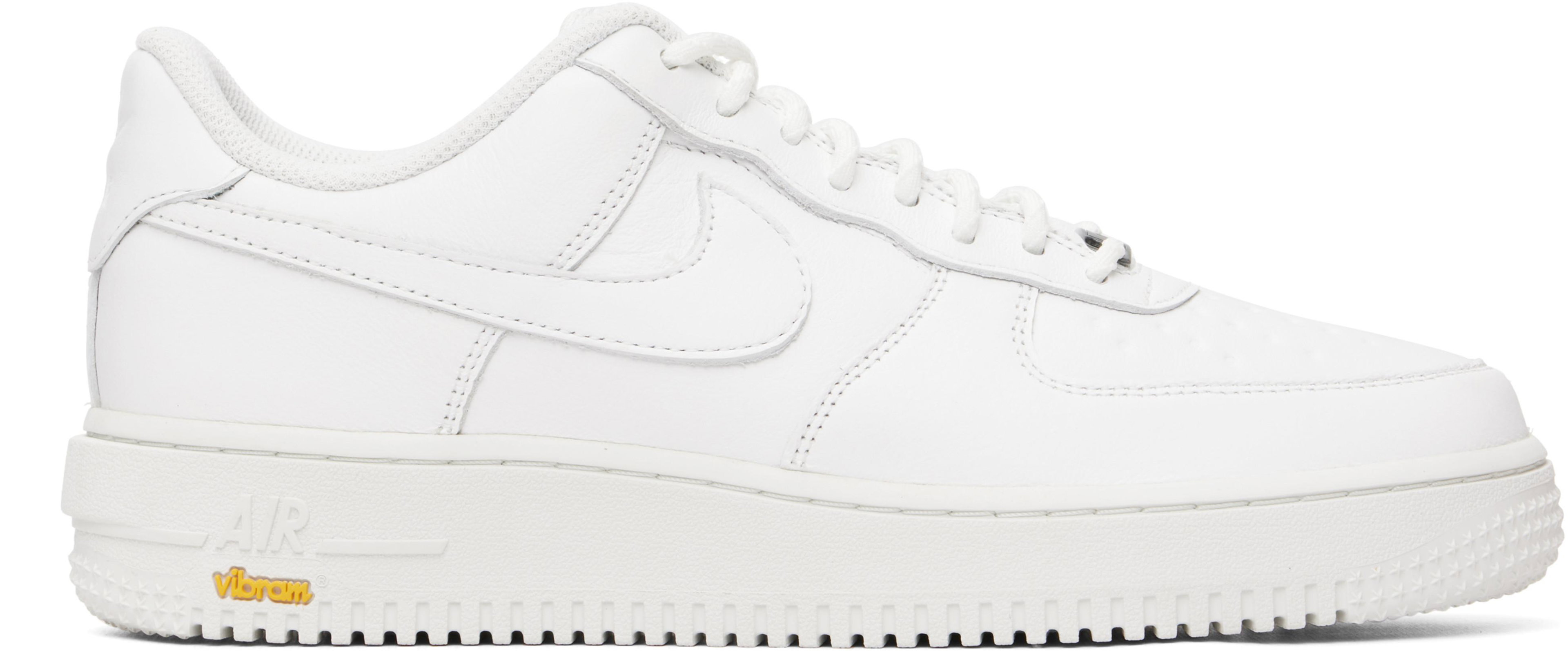 White Air Force 1 GORE-TEX Vibram Sneakers by NIKE