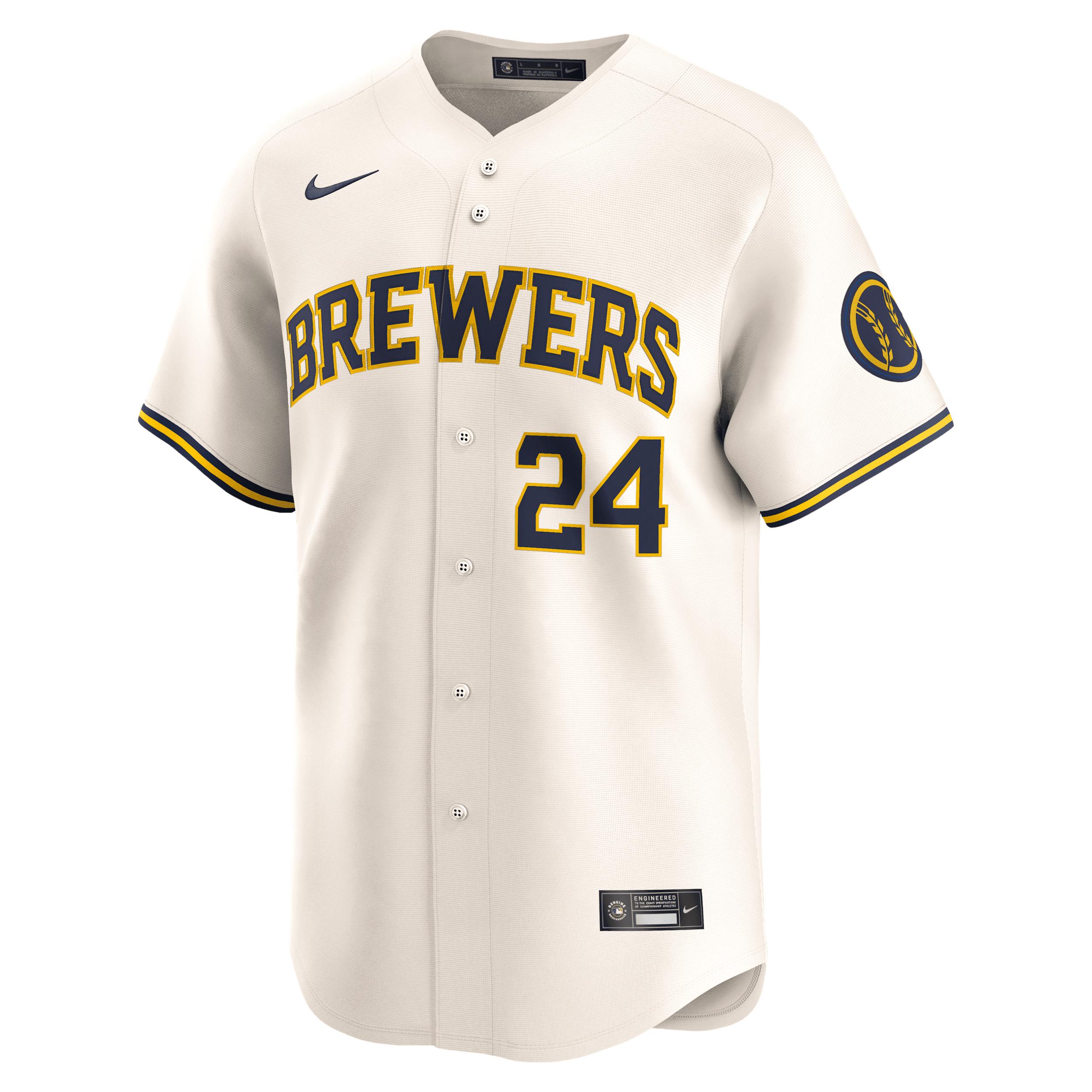 William Contreras Milwaukee Brewers Nike Men's Dri-FIT ADV MLB Limited Jersey by NIKE