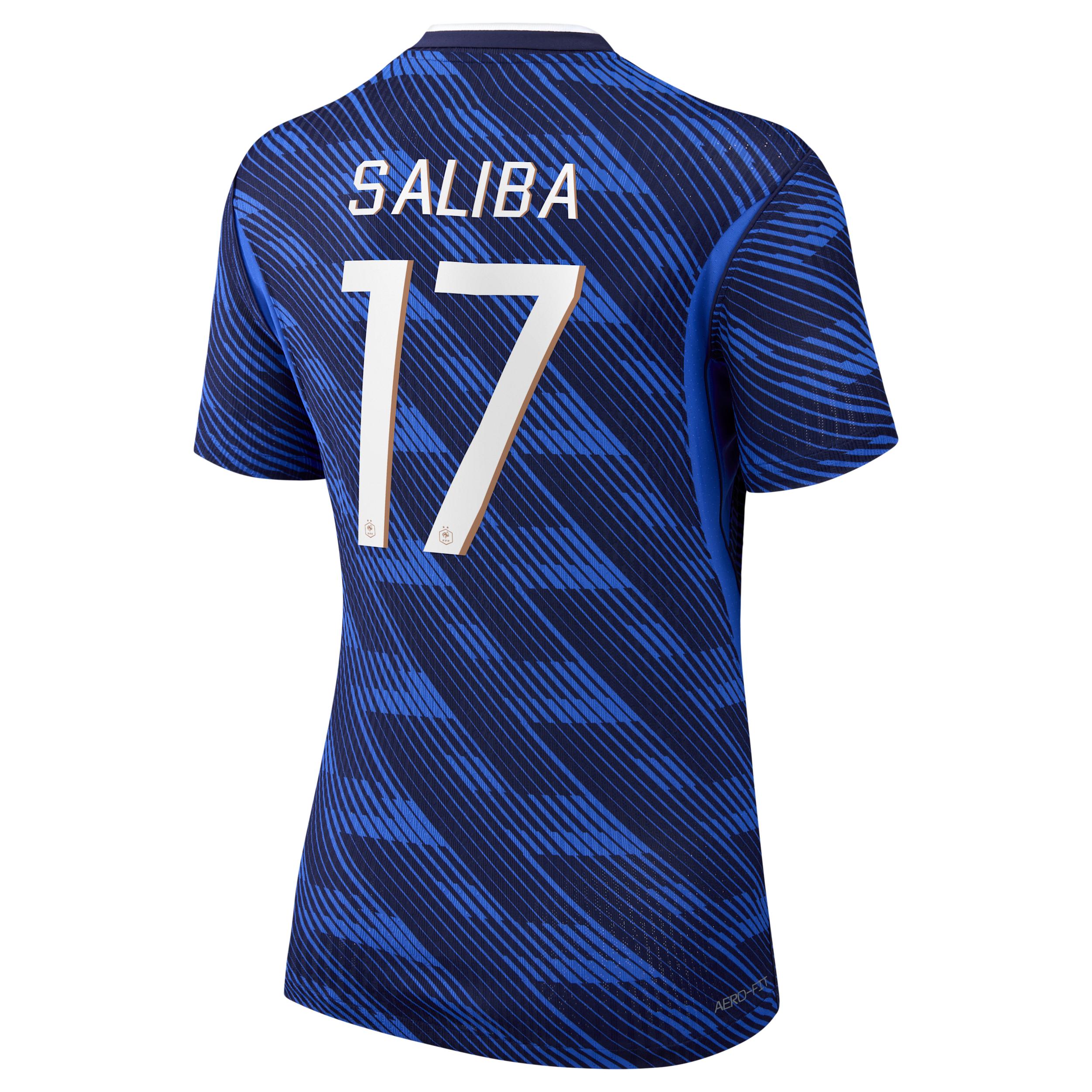 William Saliba France National Team 2026 Match Home Nike Women's Dri-FIT ADV Soccer Jersey by NIKE