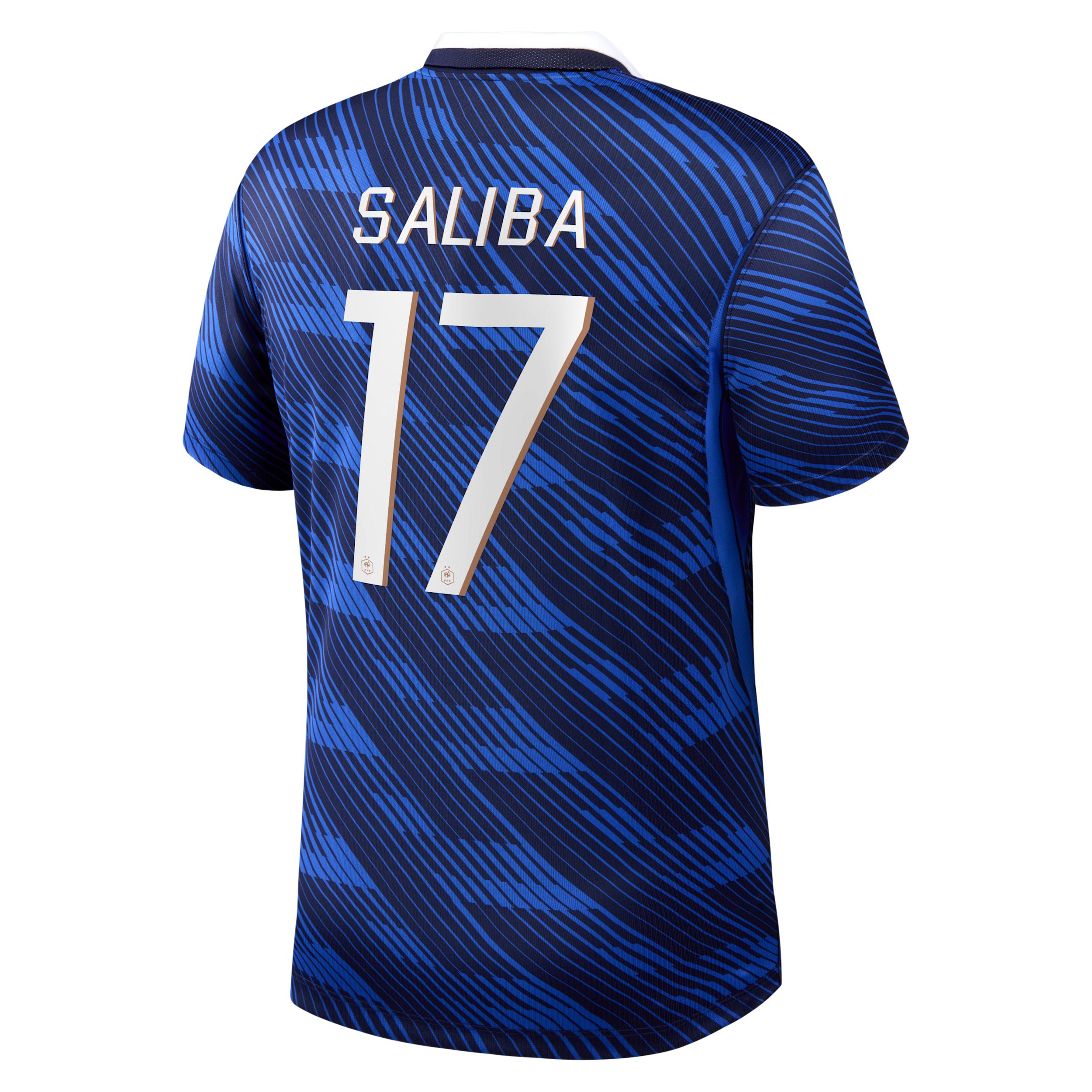 William Saliba France National Team 2026 Stadium Home Nike Men's Dri-FIT Soccer Jersey by NIKE