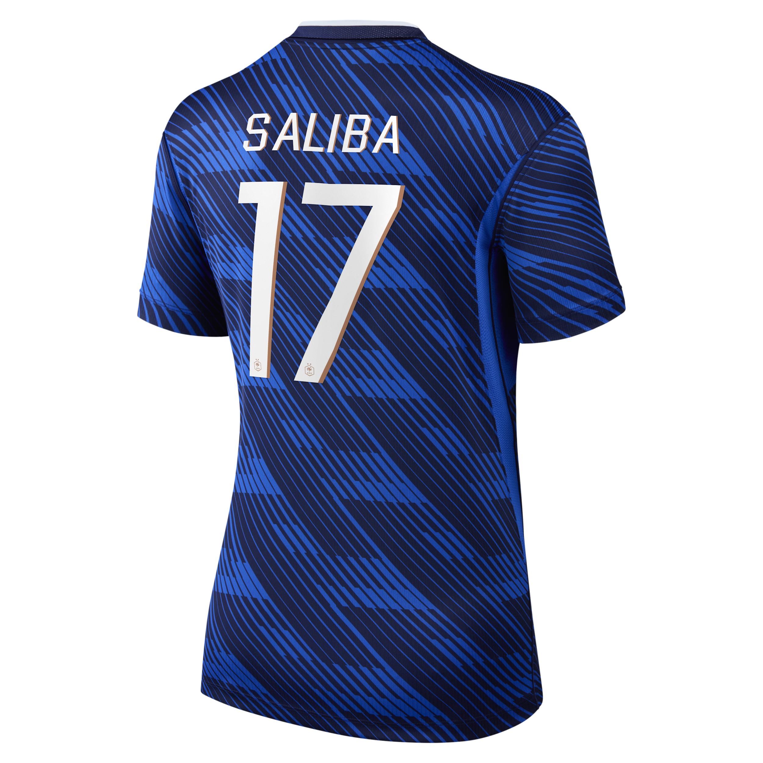 William Saliba France National Team 2026 Stadium Home Nike Women's Dri-FIT Soccer Jersey by NIKE