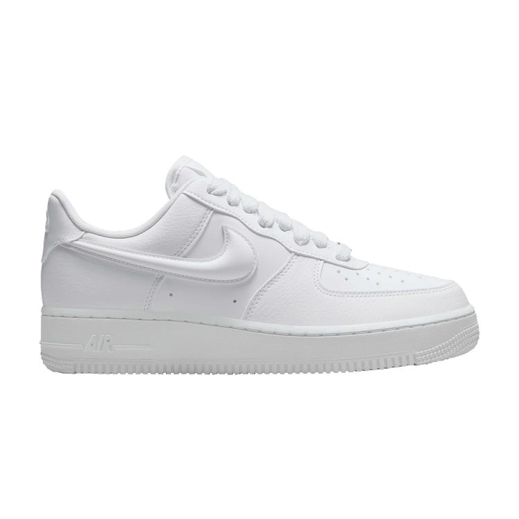 Womens Air Force 1 '07 'White Puffy Swoosh' by NIKE