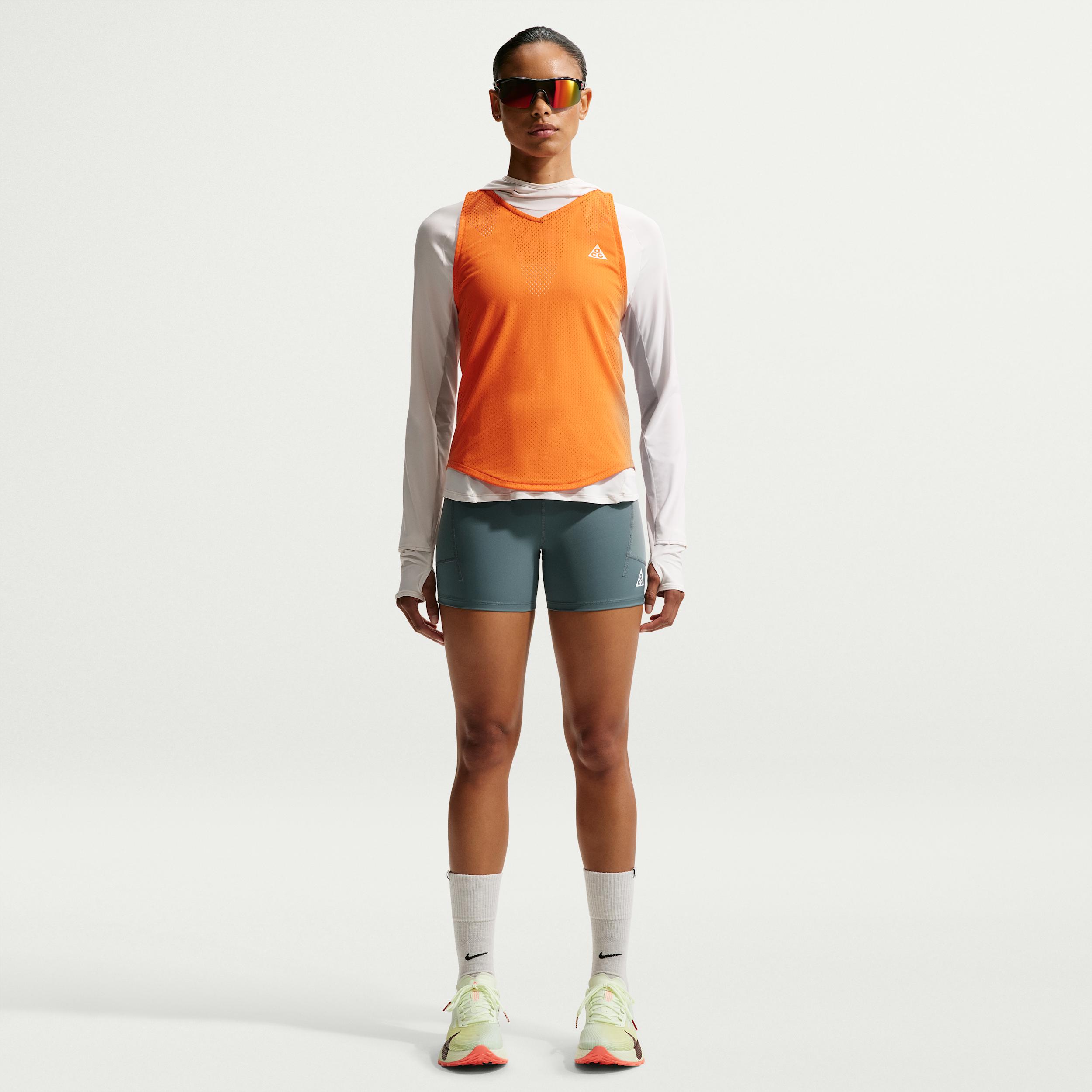 Women's Nike ACG Dri-FIT High-Waisted 4" Trail Running Shorts by NIKE