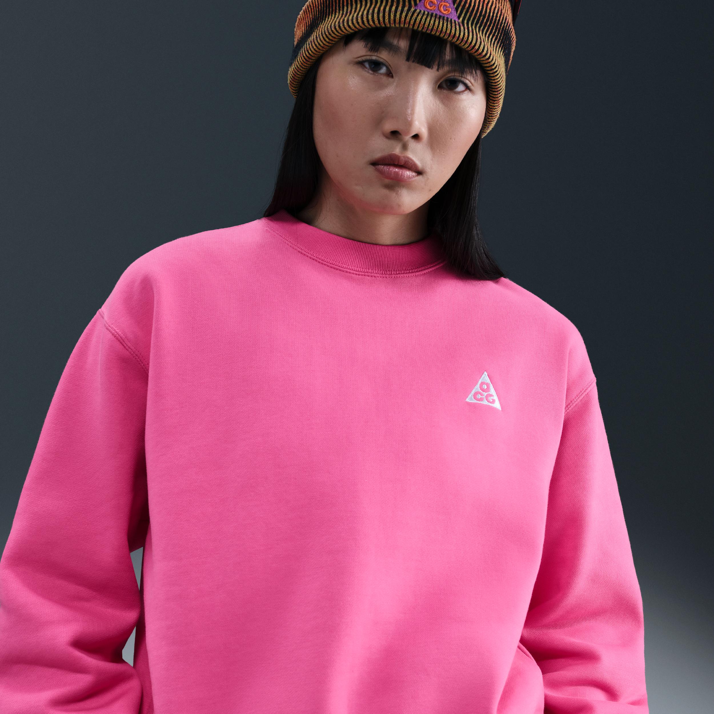 Women's Nike ACG "Tuff Fleece" Therma-FIT Crew-Neck Sweatshirt by NIKE