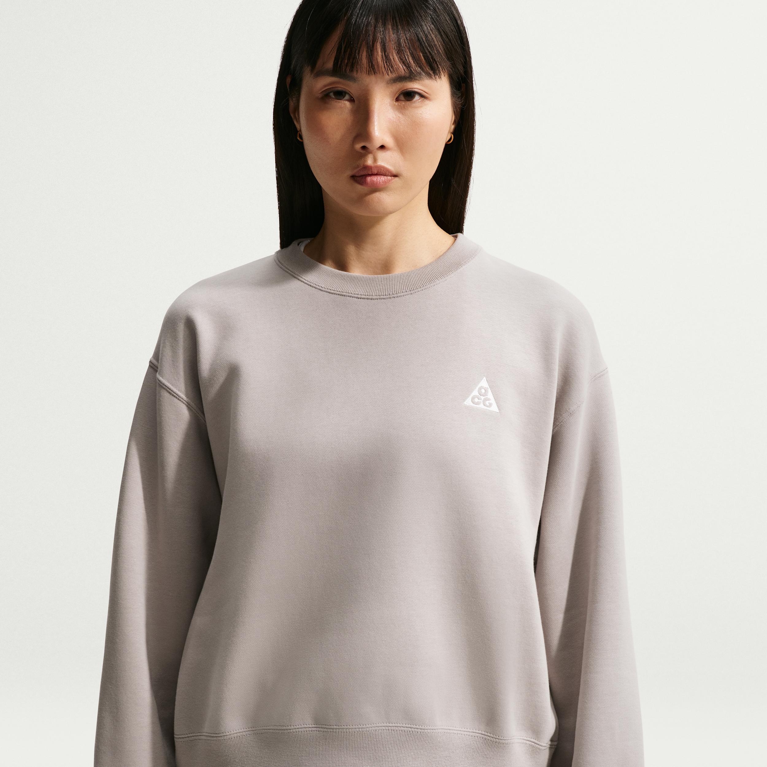 Women's Nike ACG "Tuff Fleece" Therma-FIT Crew-Neck Sweatshirt by NIKE