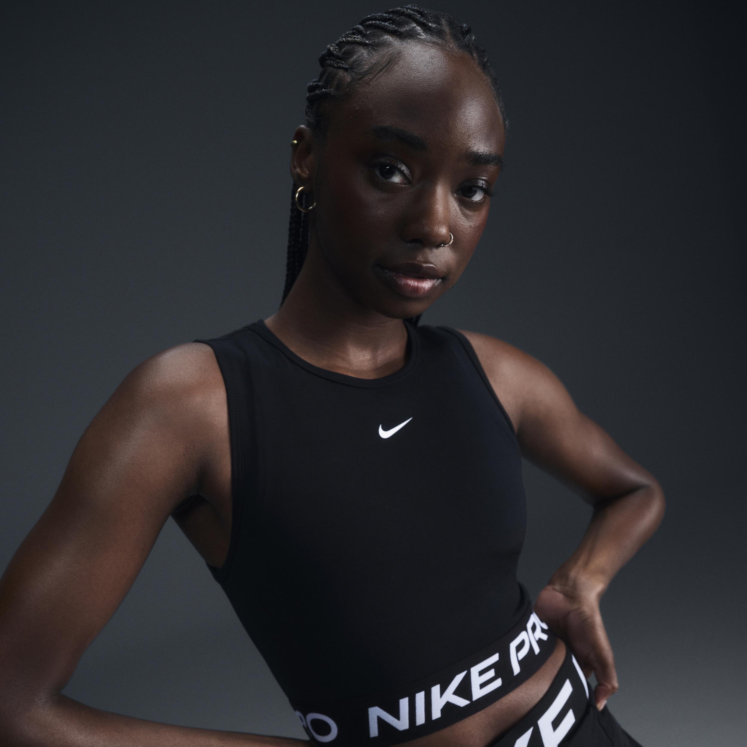 Women's Nike Pro Dri-FIT Cropped Tank Top by NIKE