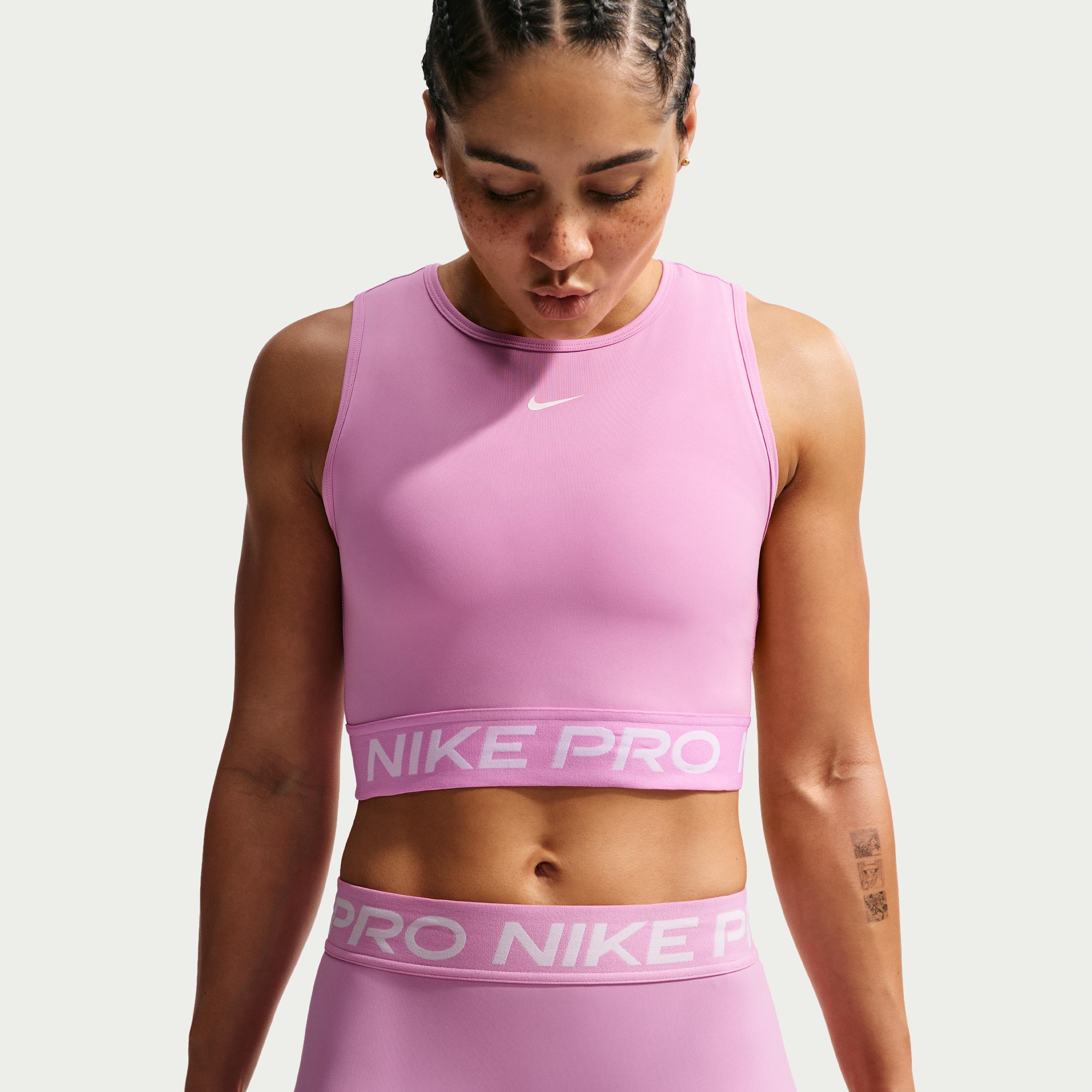 Women's Nike Pro Dri-FIT Cropped Tank Top by NIKE