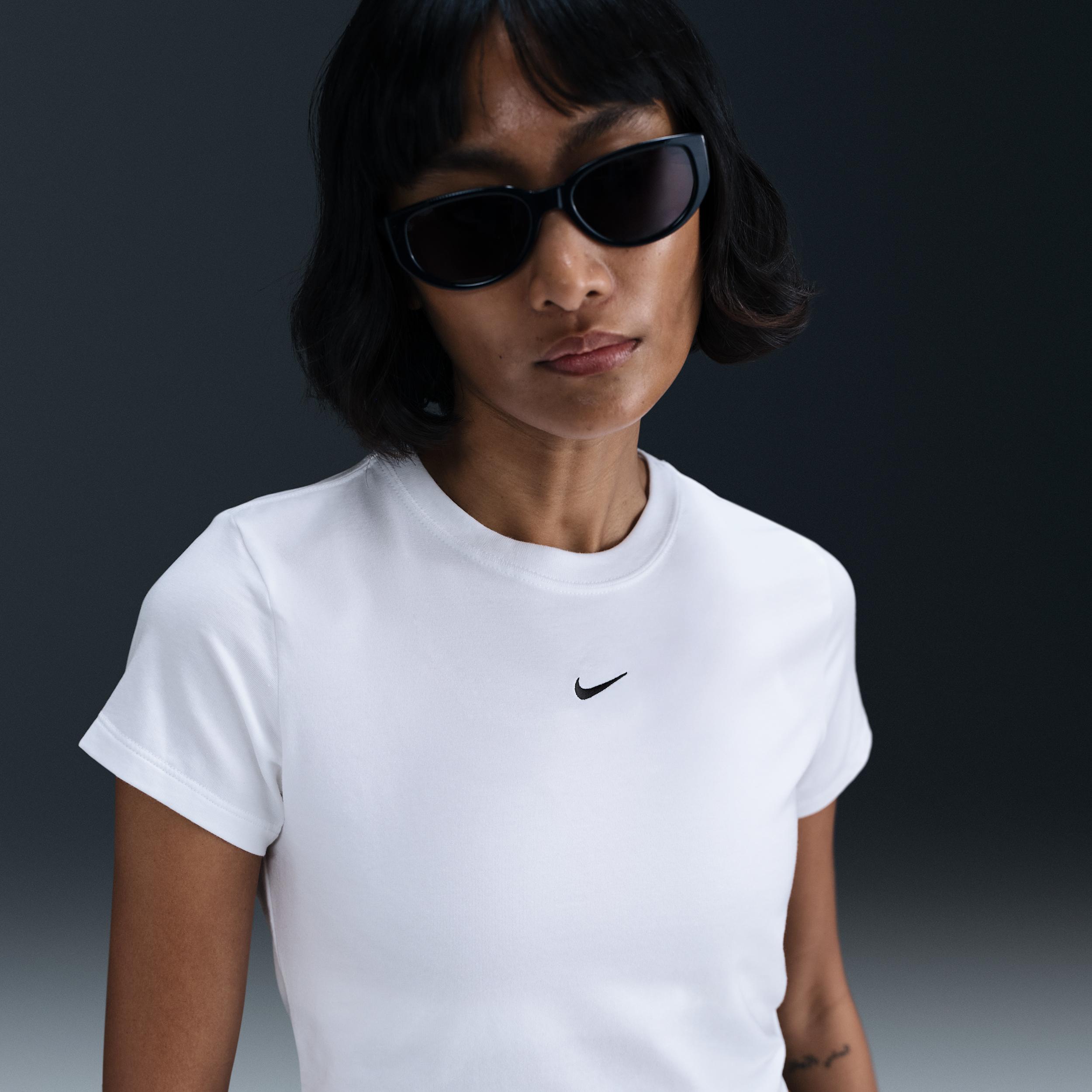 Women's Nike Sportswear Chill Knit Cropped T-Shirt by NIKE