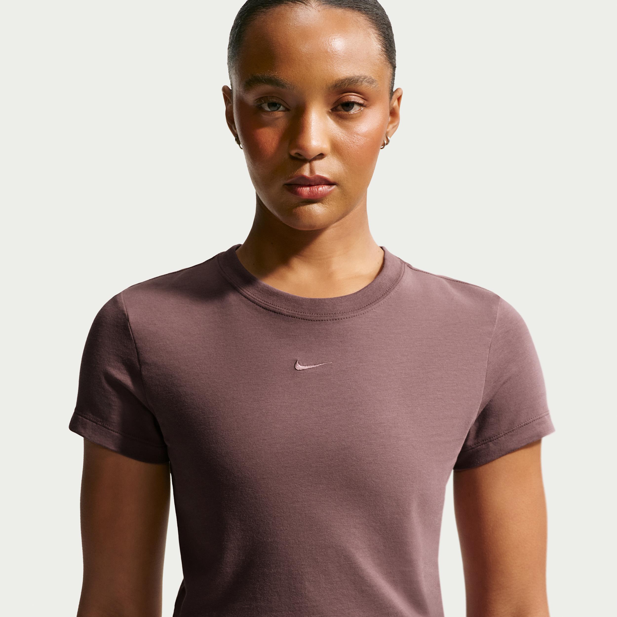 Women's Nike Sportswear Chill Knit Cropped T-Shirt by NIKE
