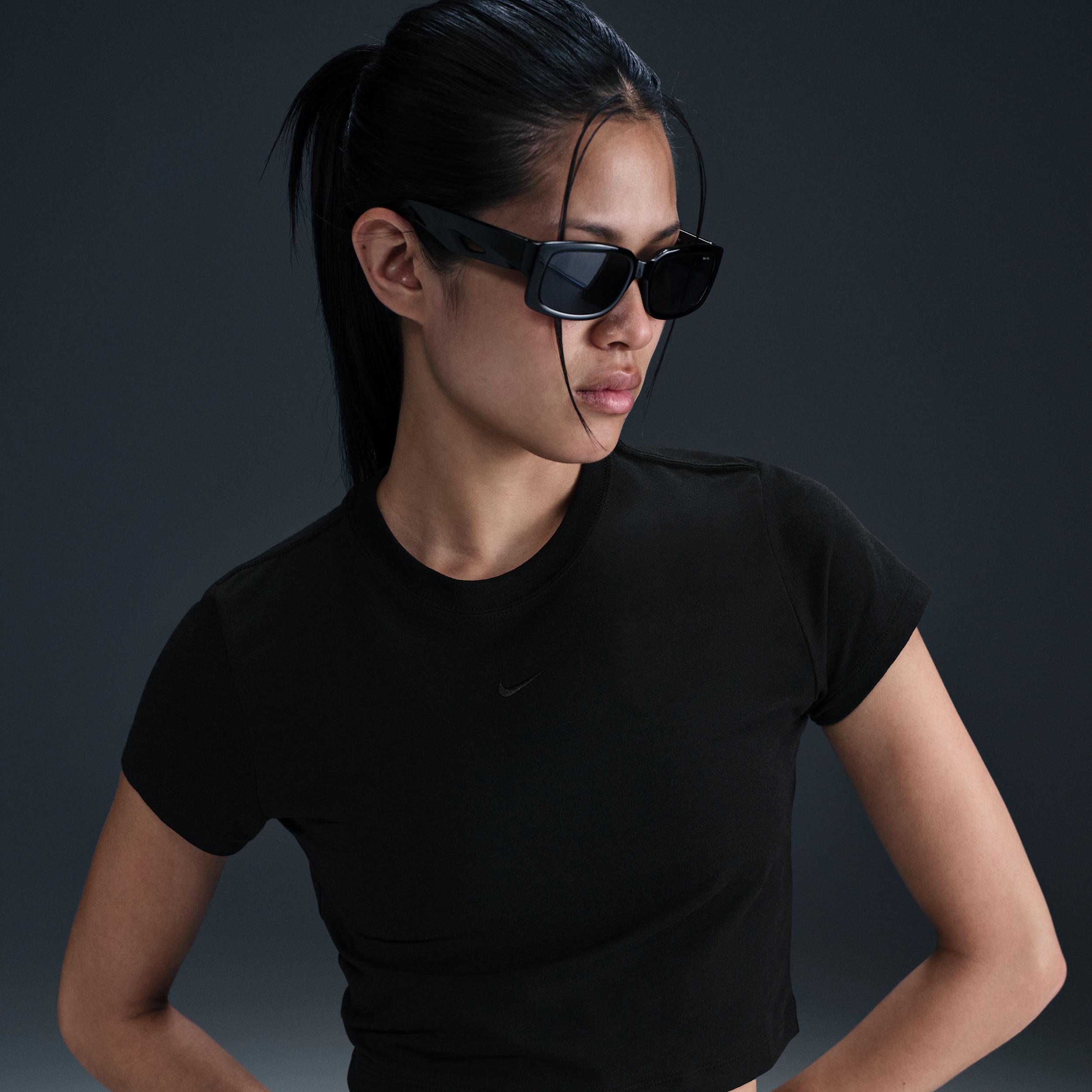 Women's Nike Sportswear Chill Knit Cropped T-Shirt by NIKE