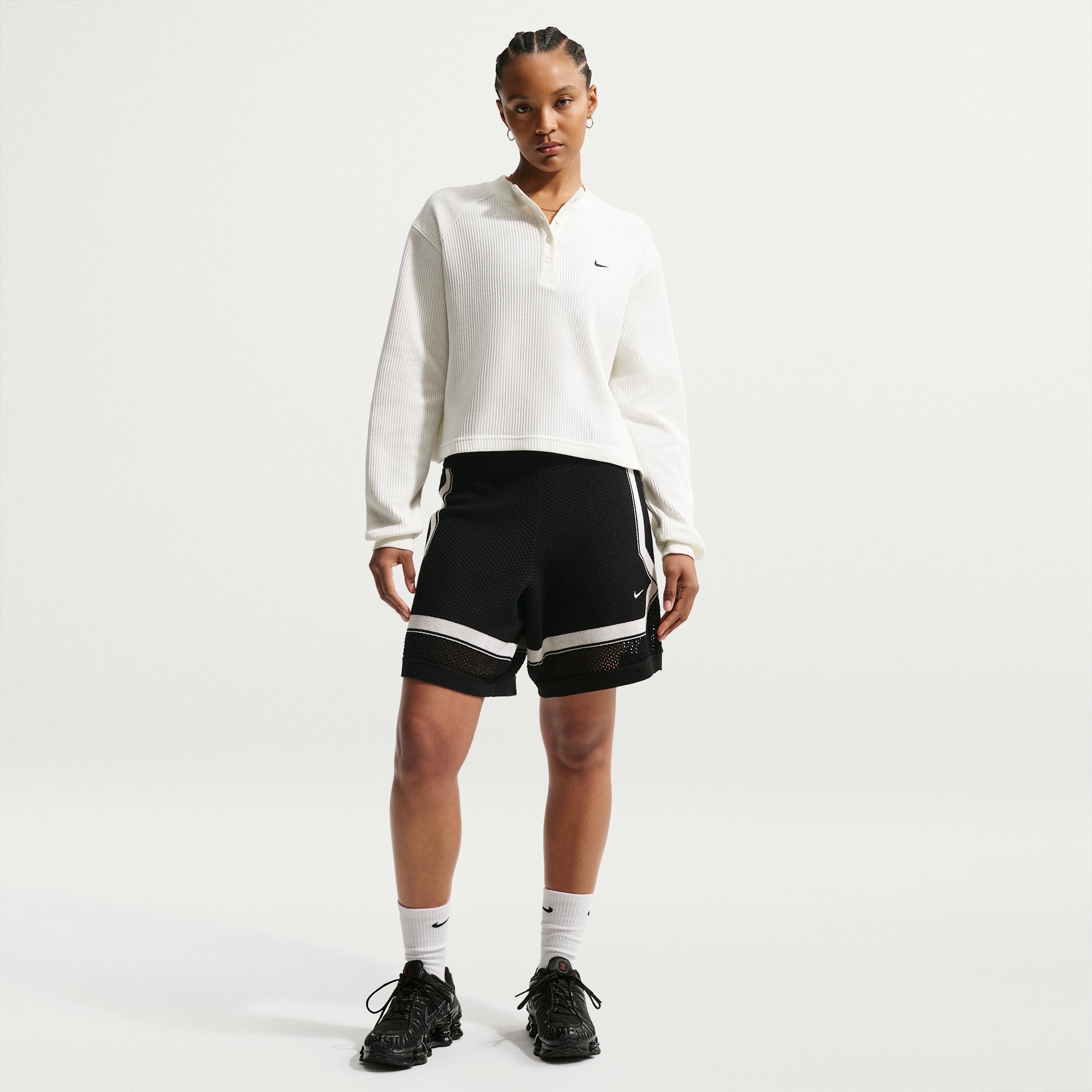 Women's Nike Sportswear Chill Knit Mid-Rise Shorts by NIKE